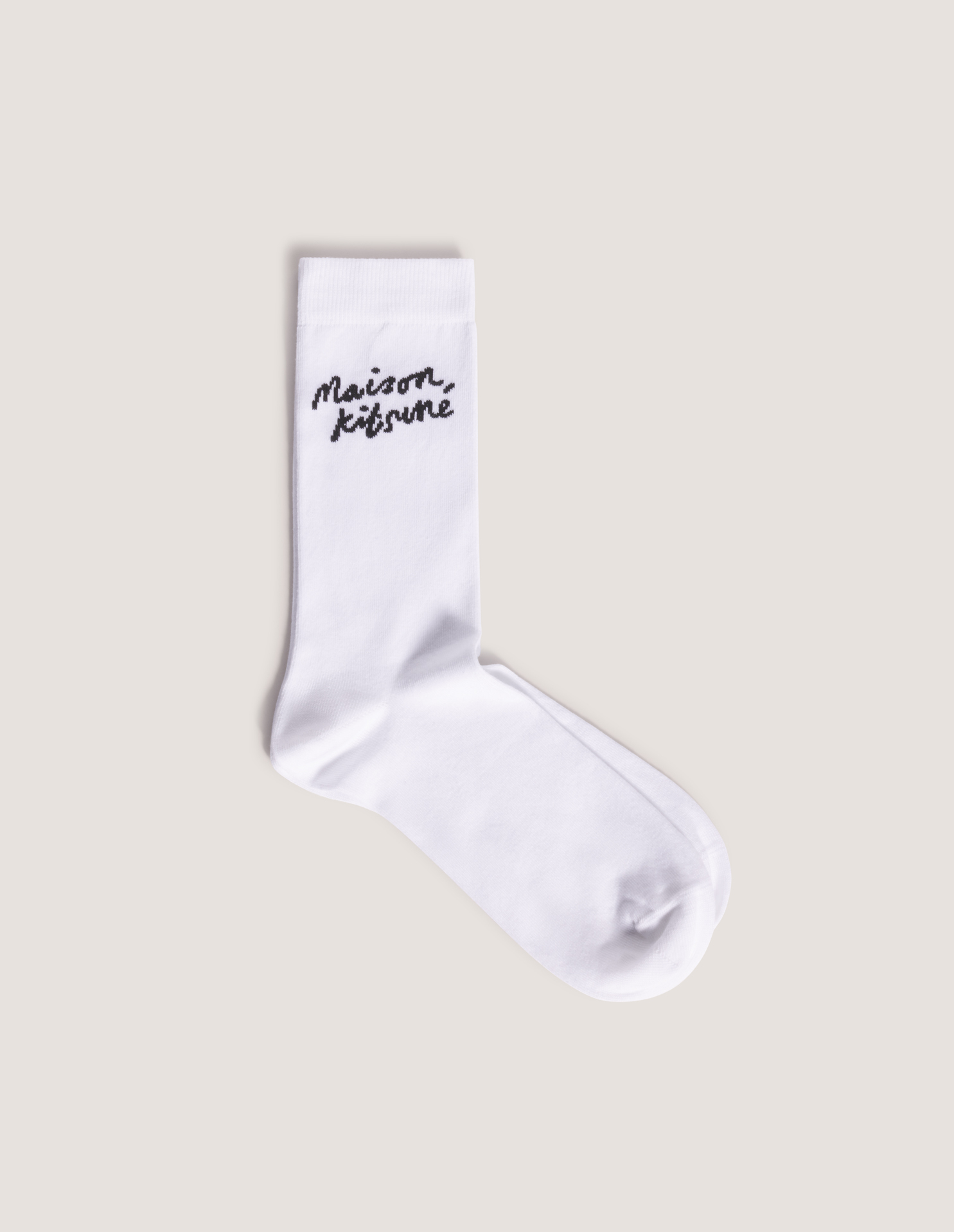 MAISON KITSUNE HANDWRITING SOCKS