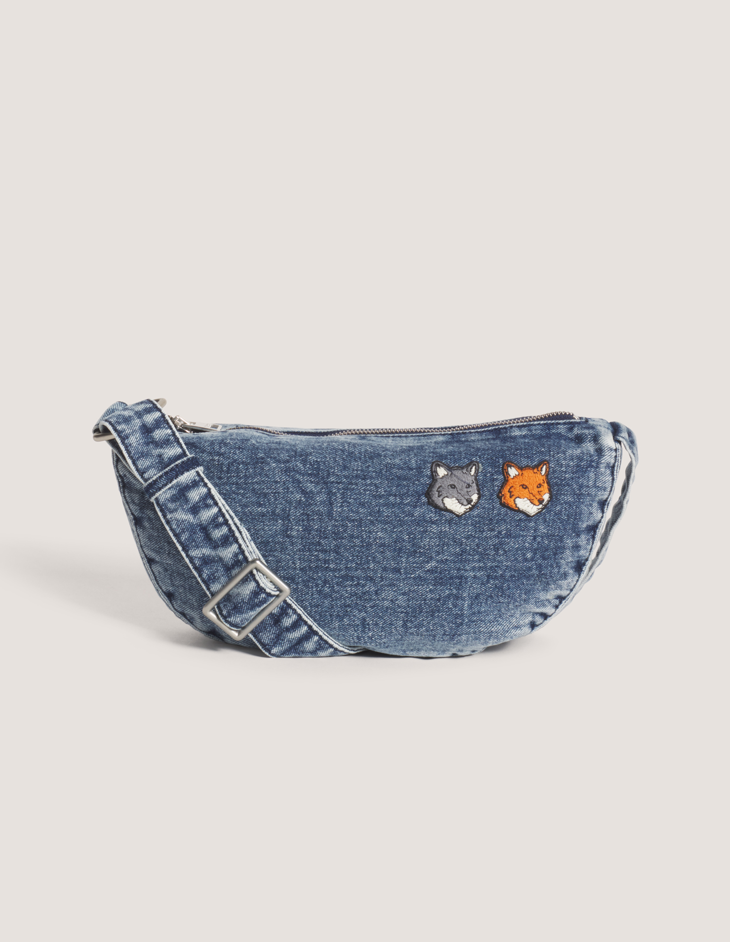 DOUBLE FOX HEAD BUMBAG