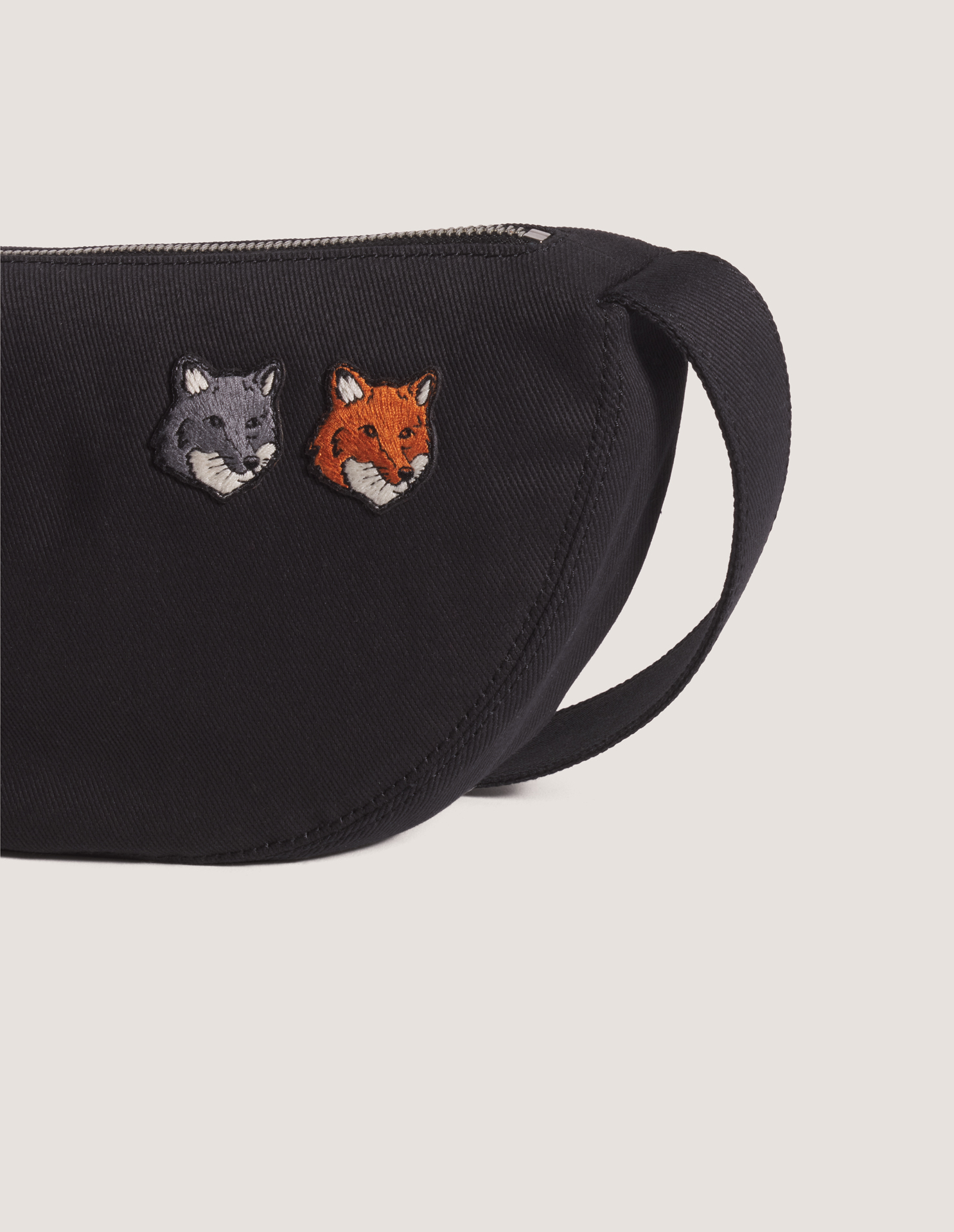 DOUBLE FOX HEAD BUMBAG