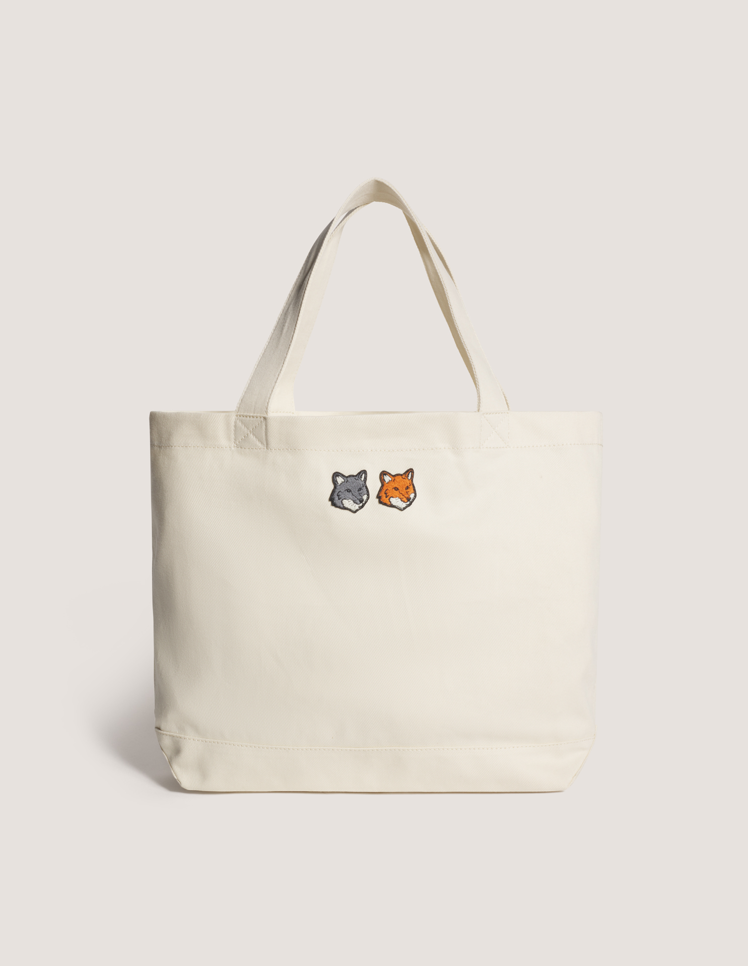 DOUBLE FOX HEAD TOTE