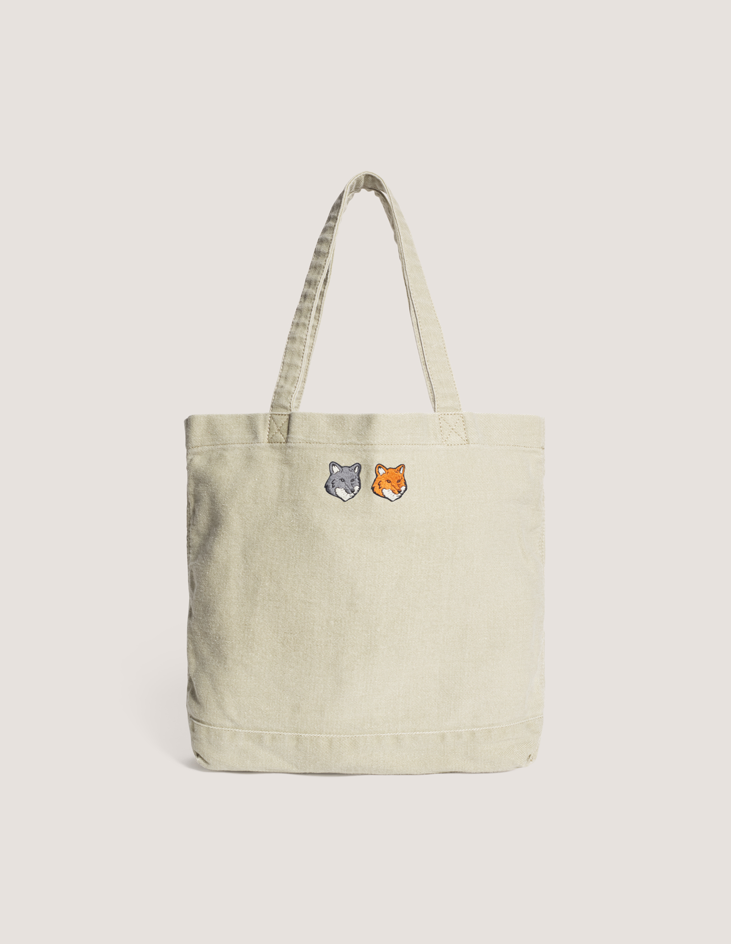 DOUBLE FOX HEAD TOTE