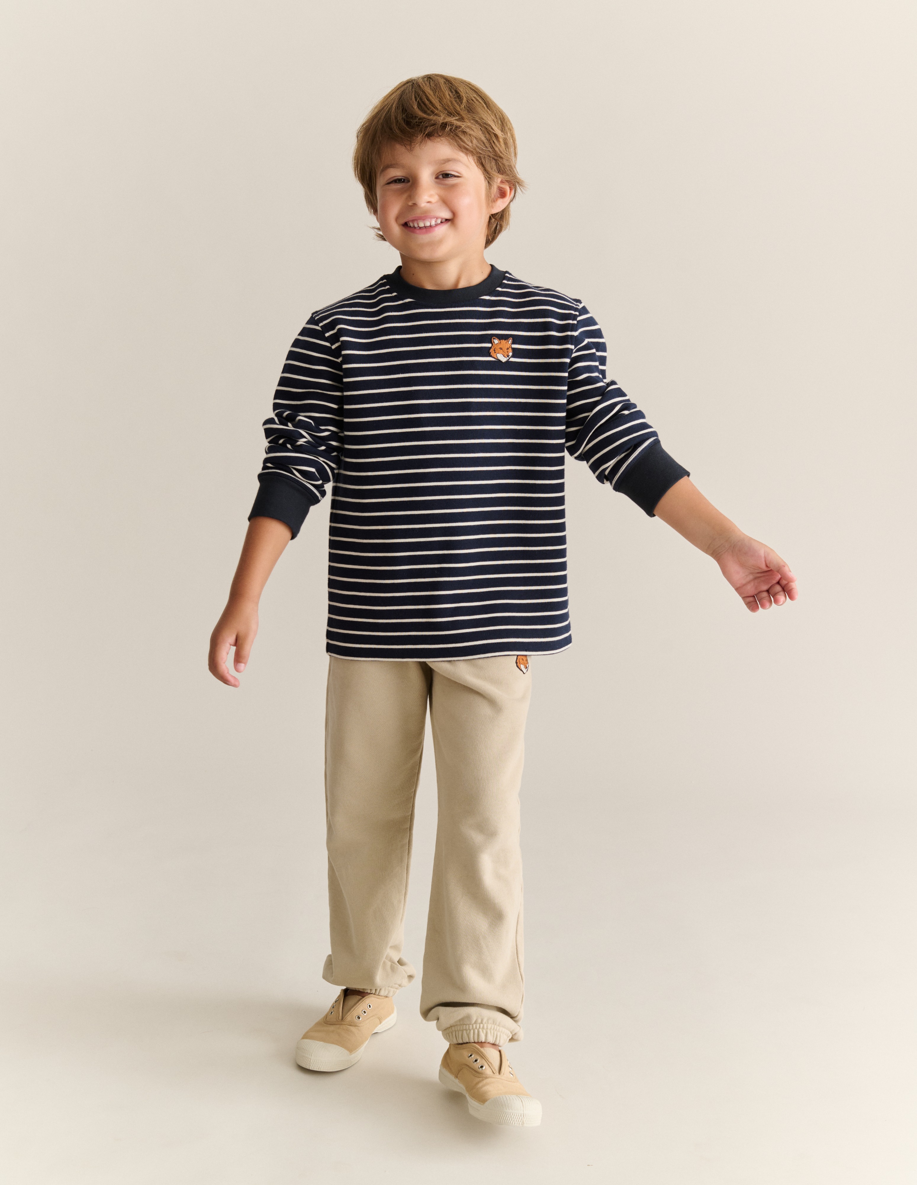 FOX HEAD STRIPPED KID LONG SLEEVE TEE