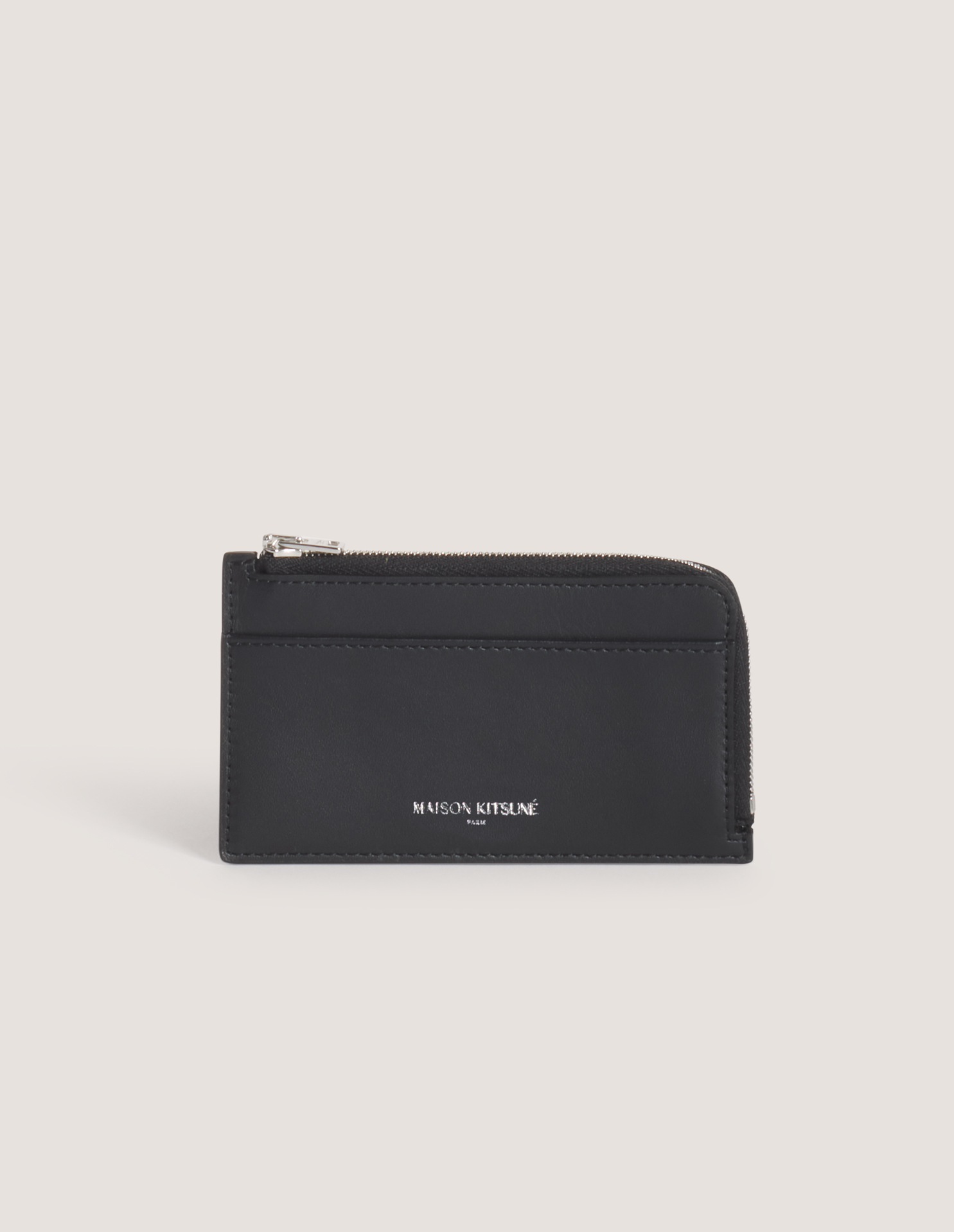 MAISON KITSUNE PARIS ZIPPED CARDHOLDER