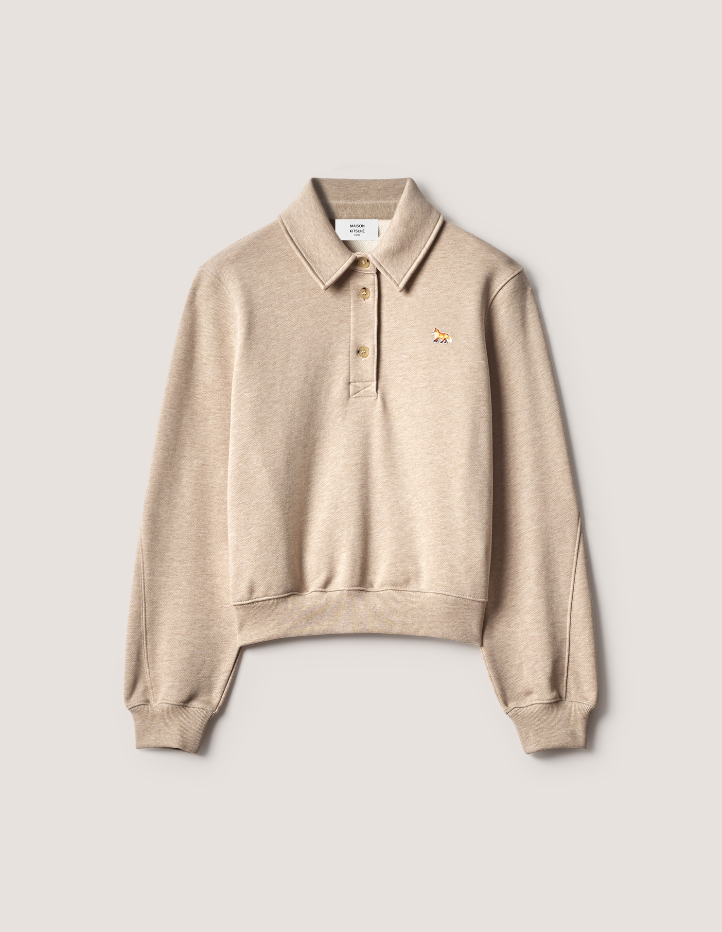 BABY FOX POLO SWEATSHIRT