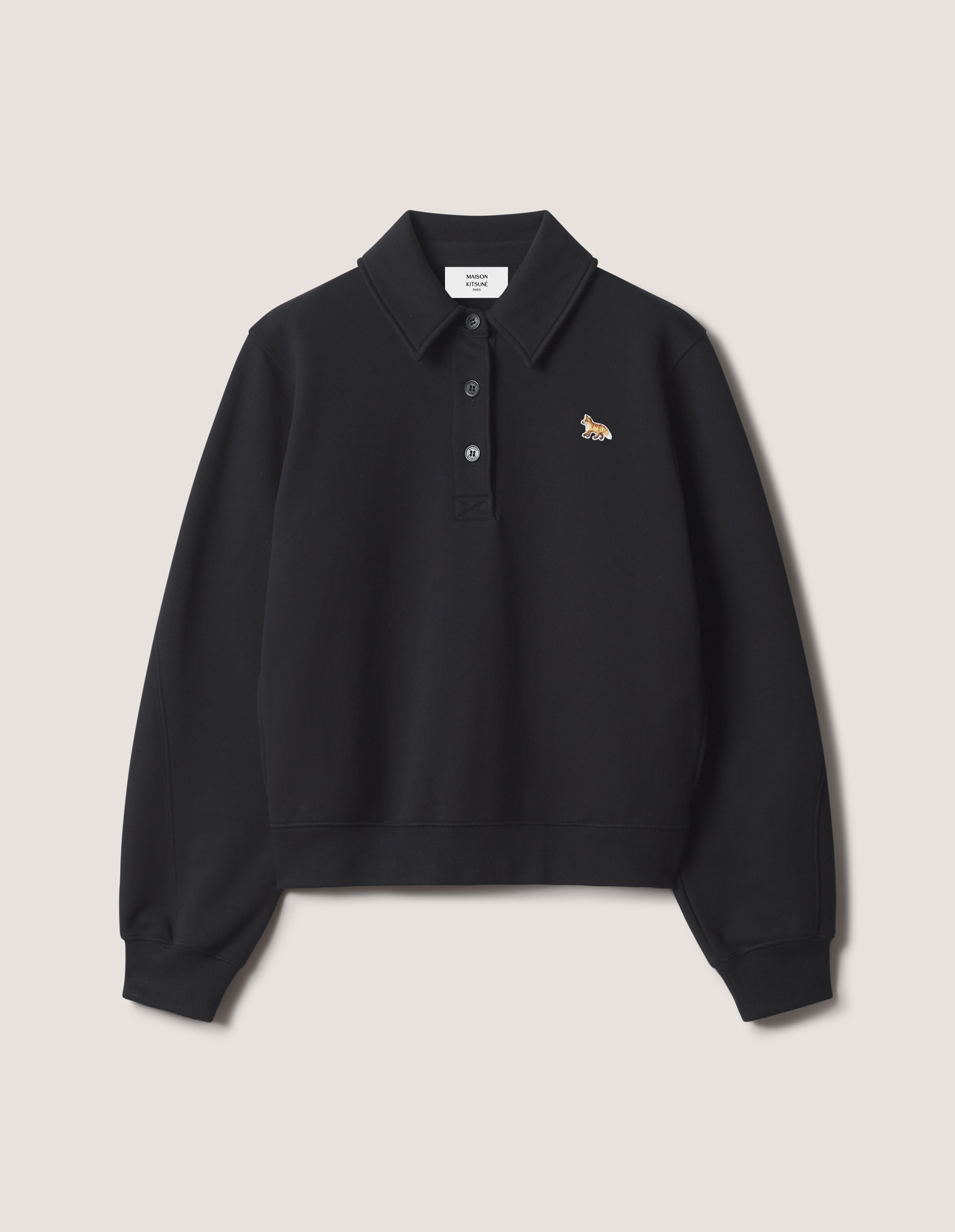 BABY FOX POLO SWEATSHIRT