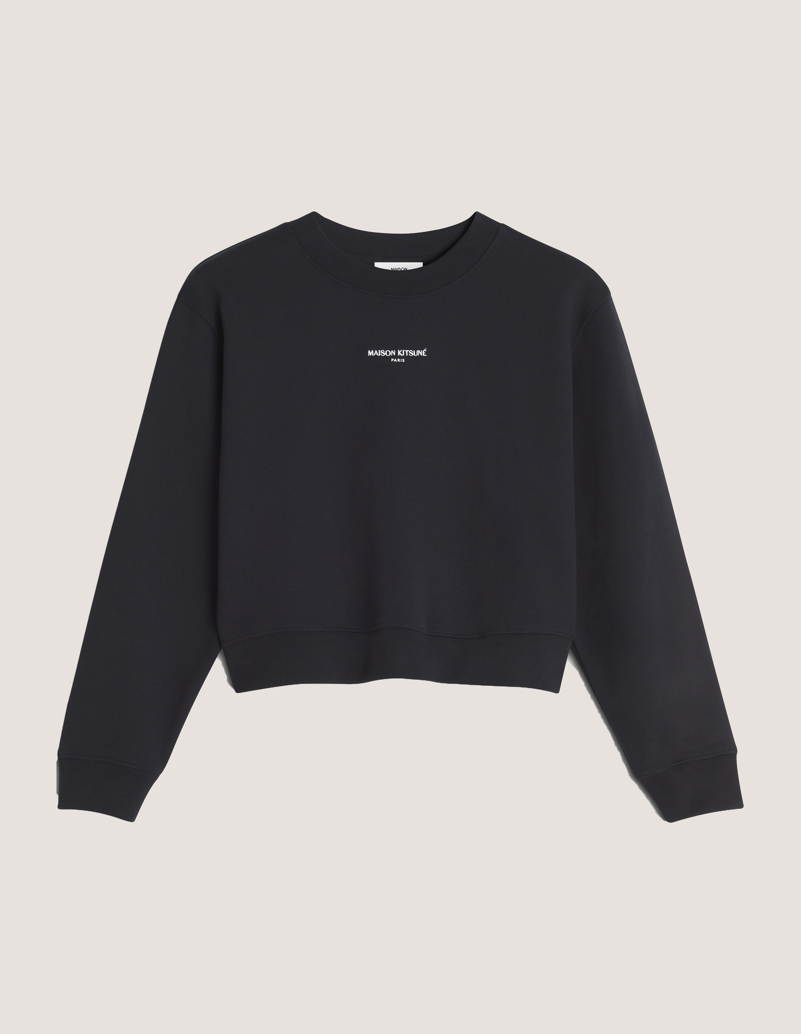 MAISON KITSUNE PARIS CROPPED SWEATSHIRT