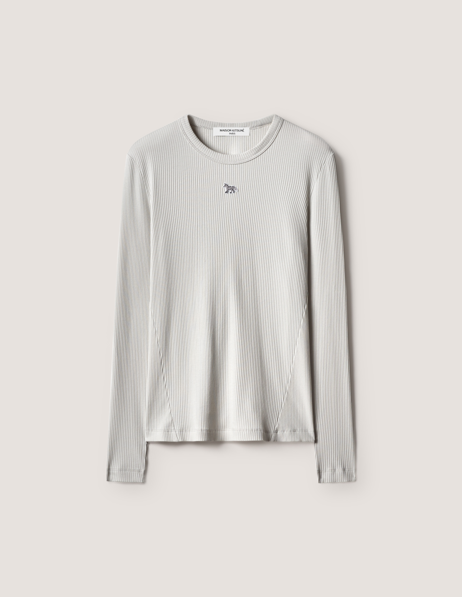 BABY FOX LONG SLEEVE RIBBED TEE-SHIRT