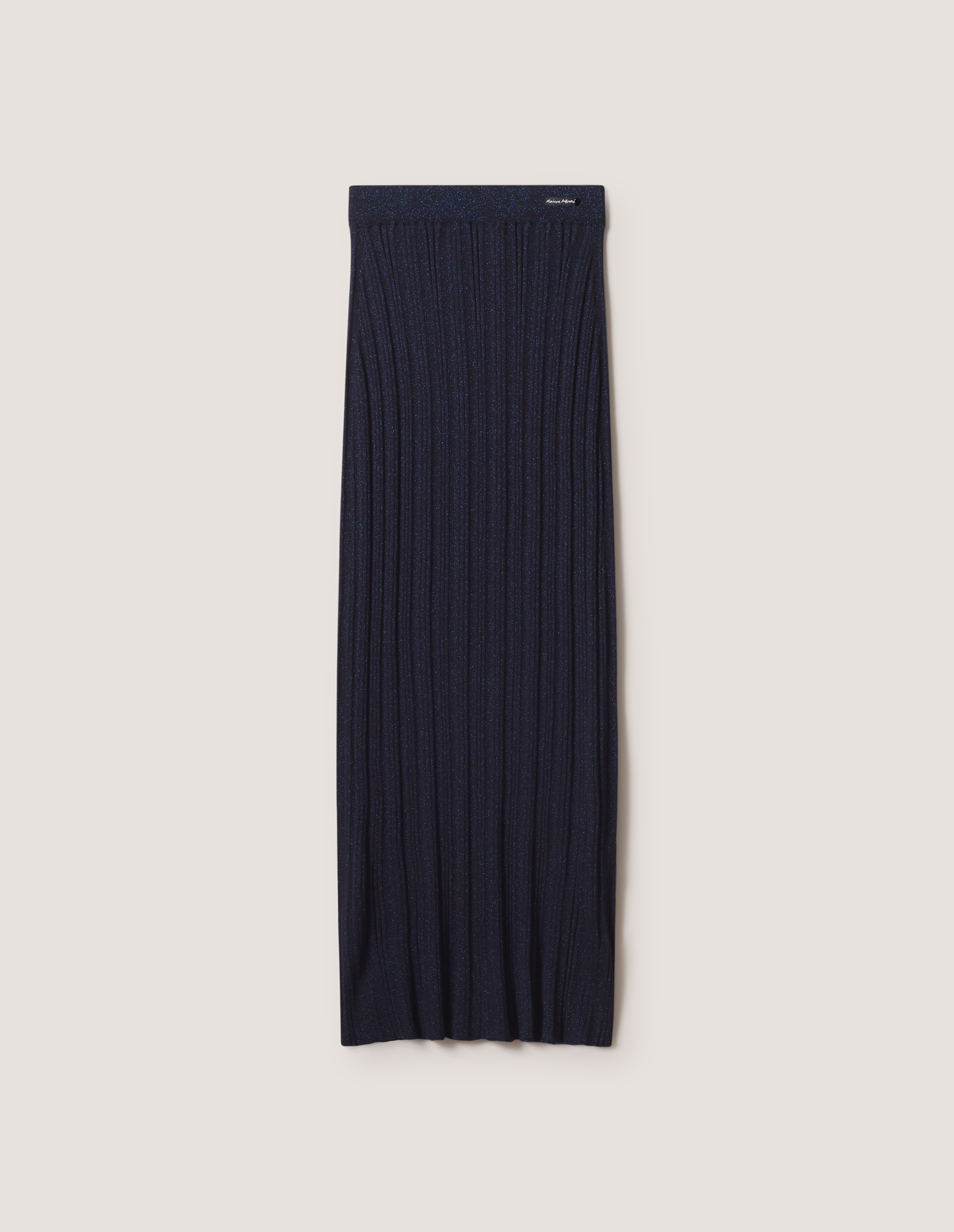 SPARKLY WOOL LONG SKIRT