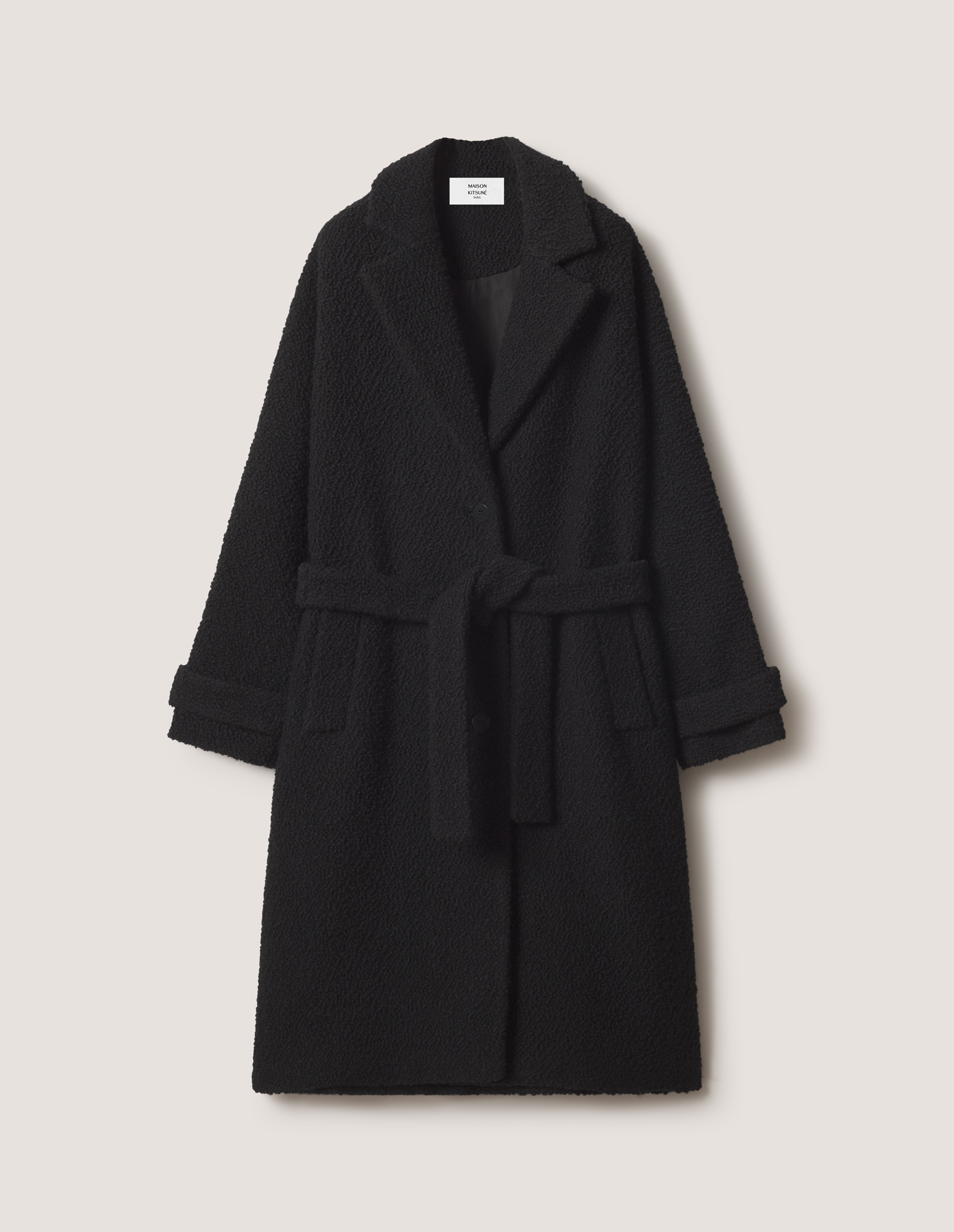 WOOL BELTED COAT
