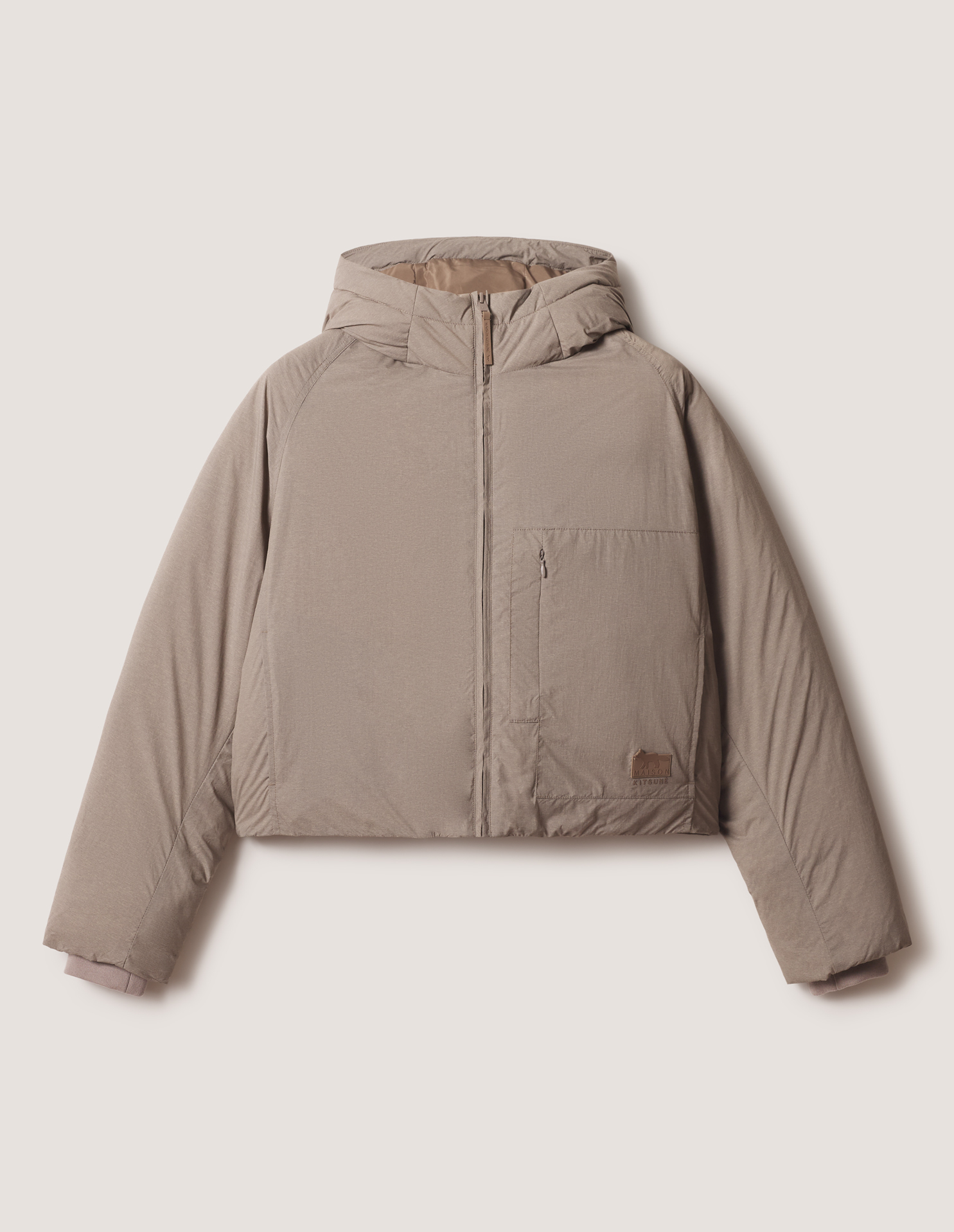 CROPPED HOODED PUFFER