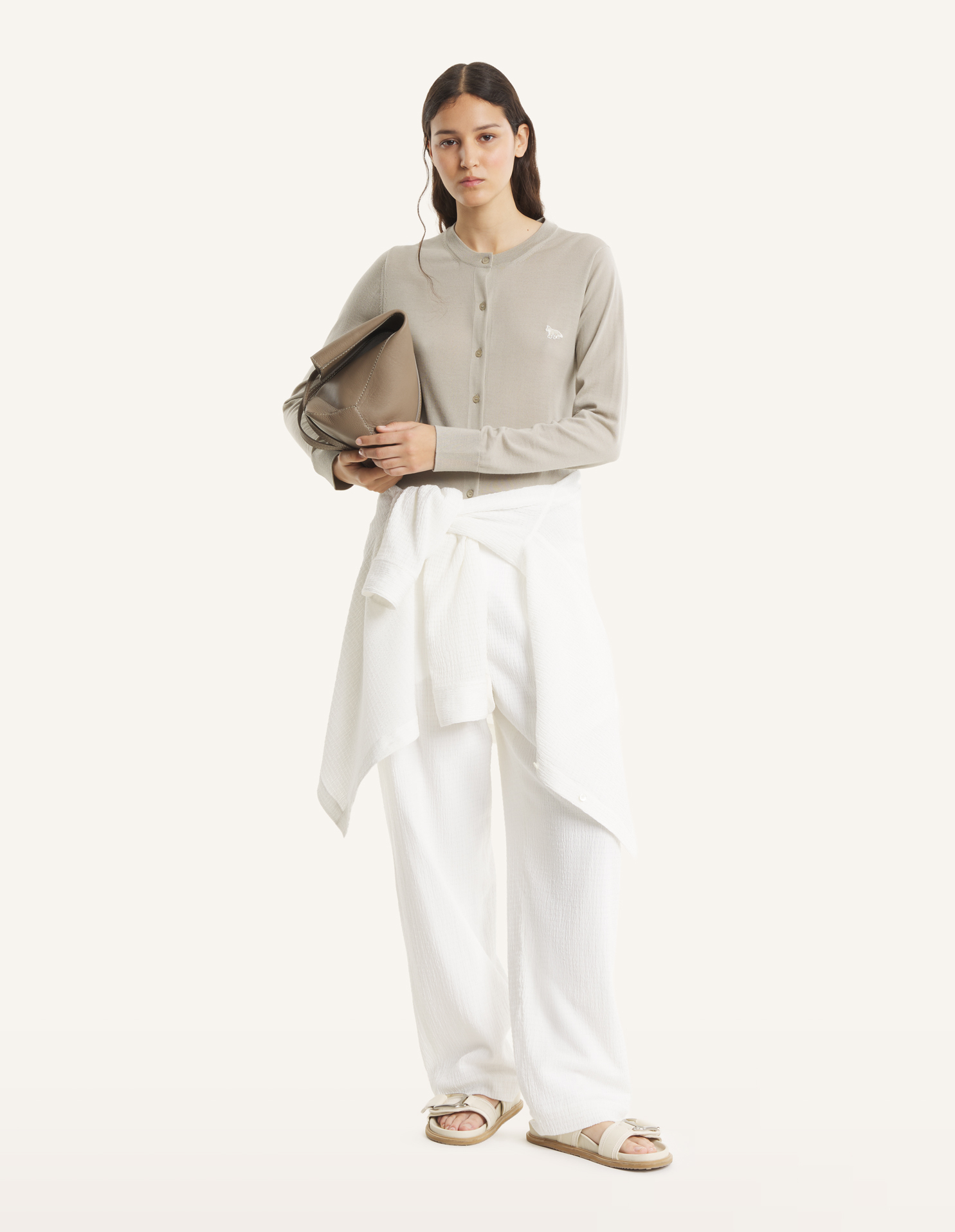 BABY FOX FINE MERINO REGULAR CARDIGAN