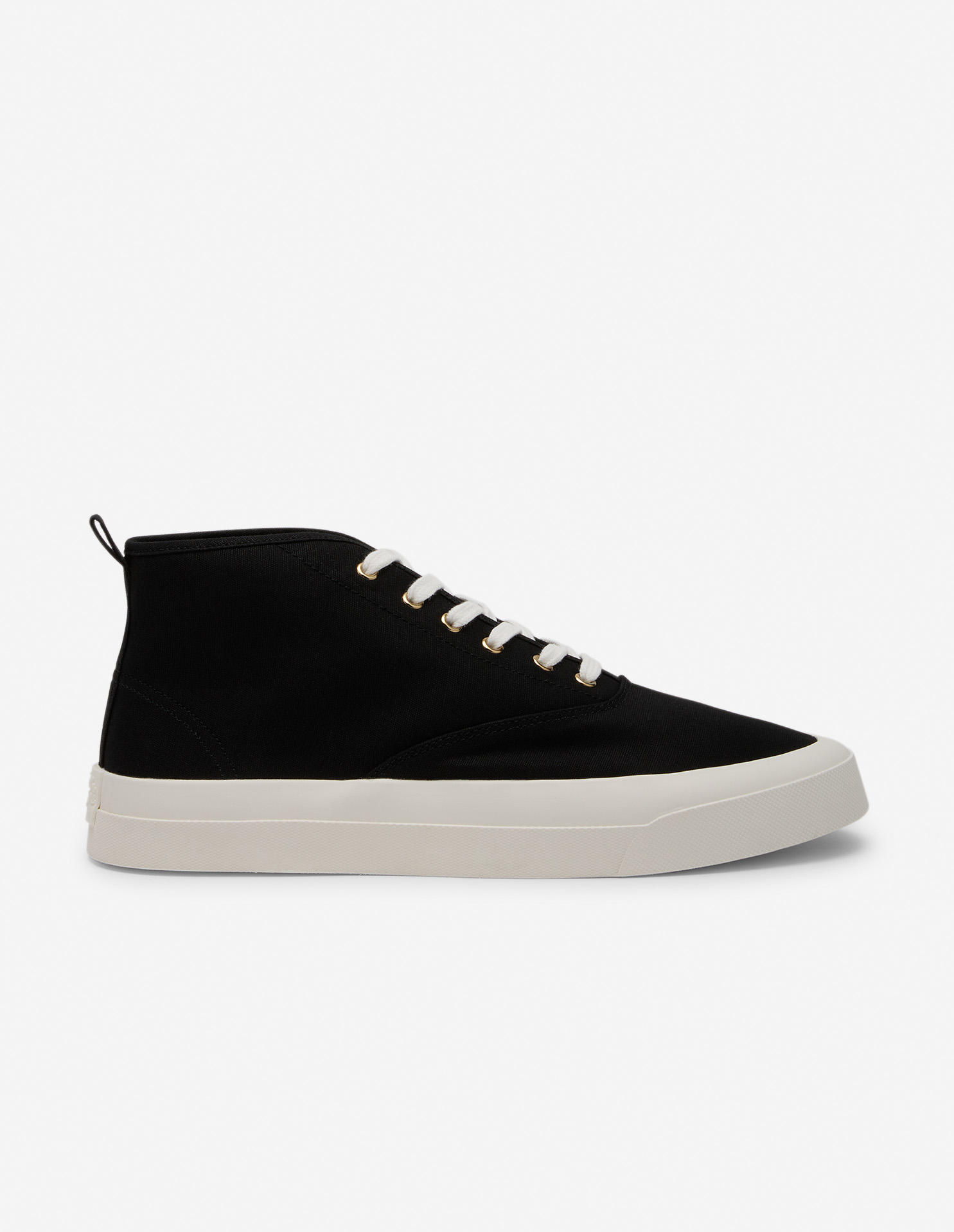 HIGH TOP CANVAS LACE-UP SNEAKERS