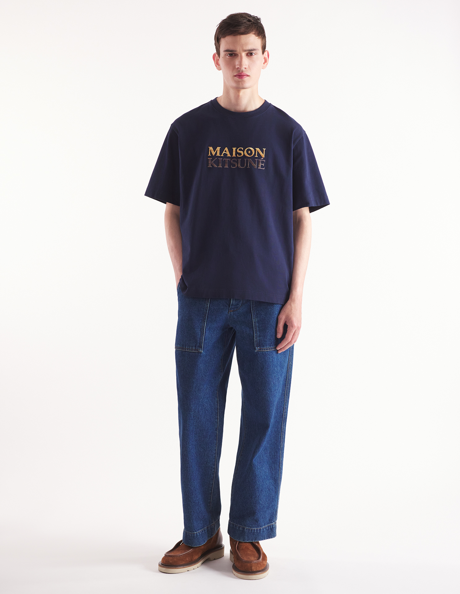 GRADIENT MAISON KITSUNE OVERSIZE TEE-SHIRT