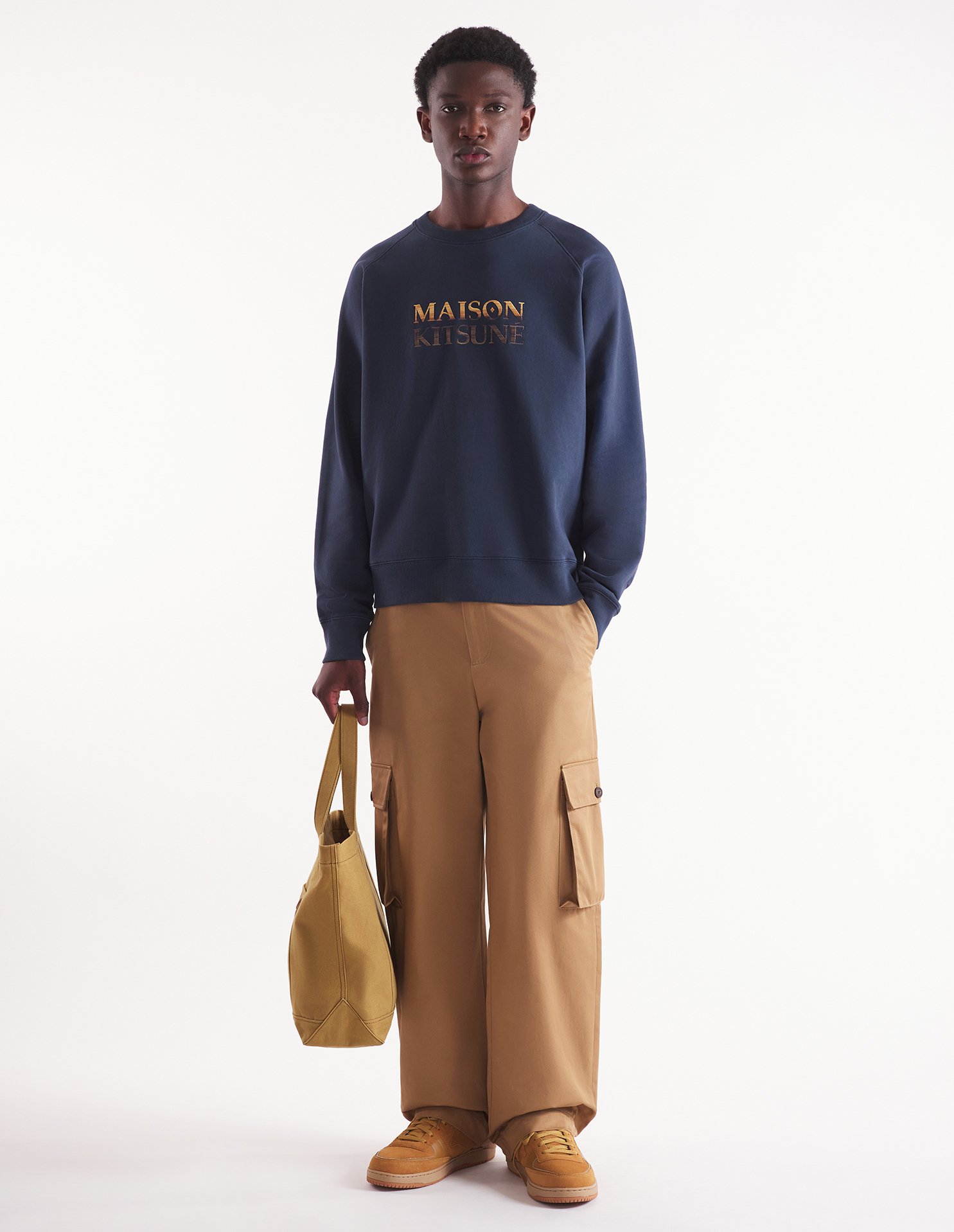 GRADIENT MAISON KITSUNE OVERSIZE SWEATSHIRT