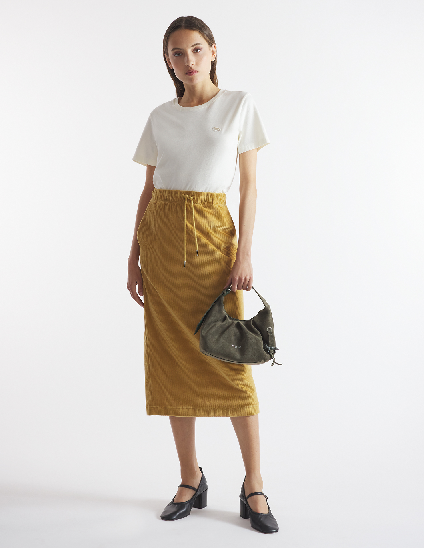 CORDUROY LONG SKIRT