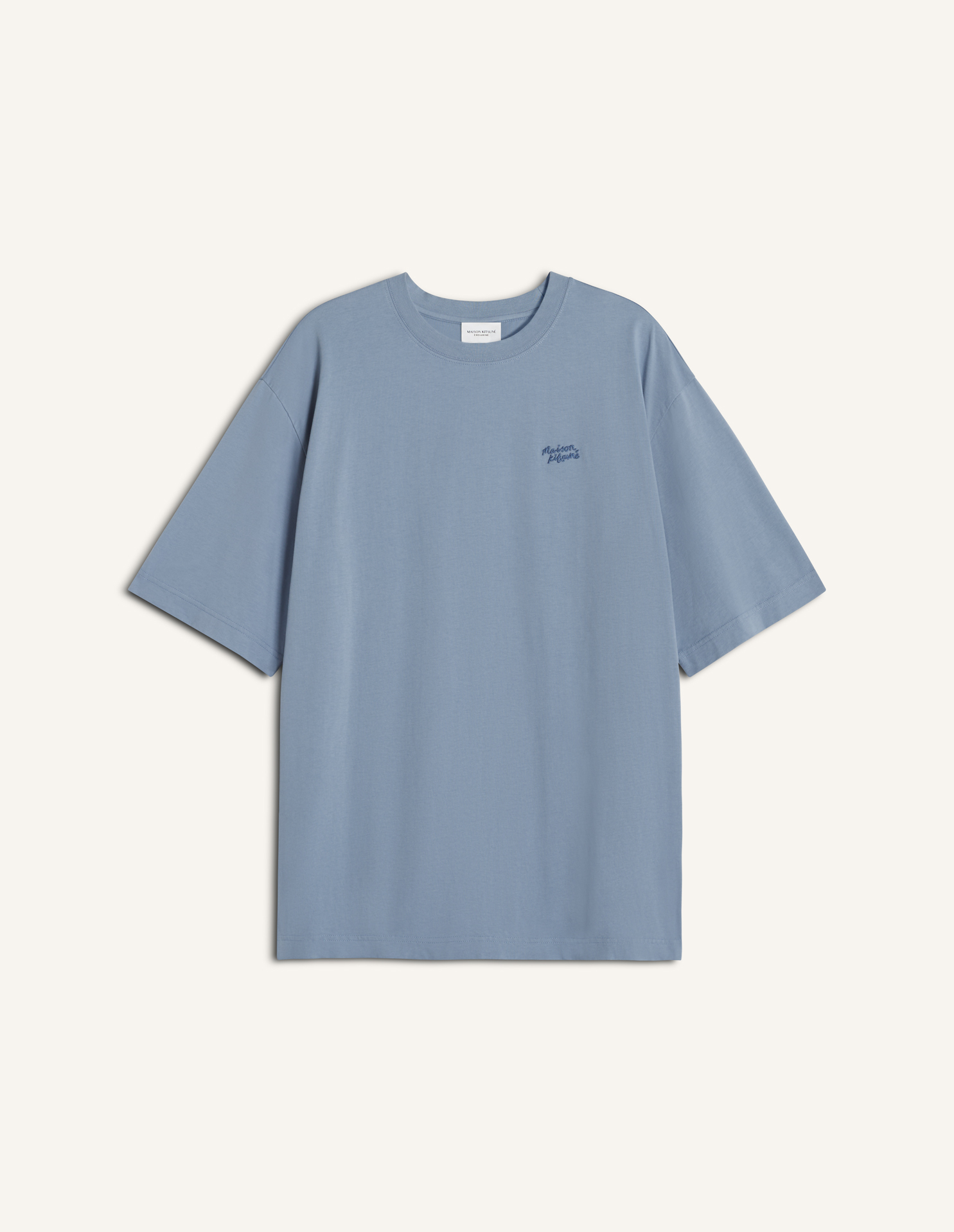MAISON KITSUNE HANDWRITING OVERSIZE TEE-SHIRT