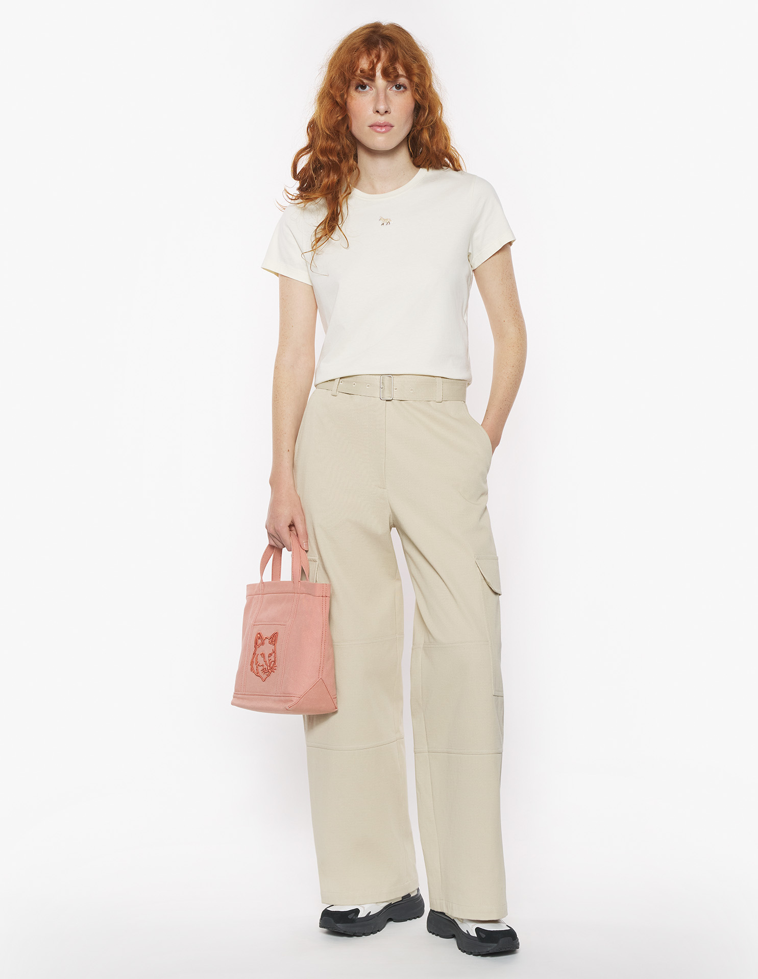 BELTED UTILITY PANTS