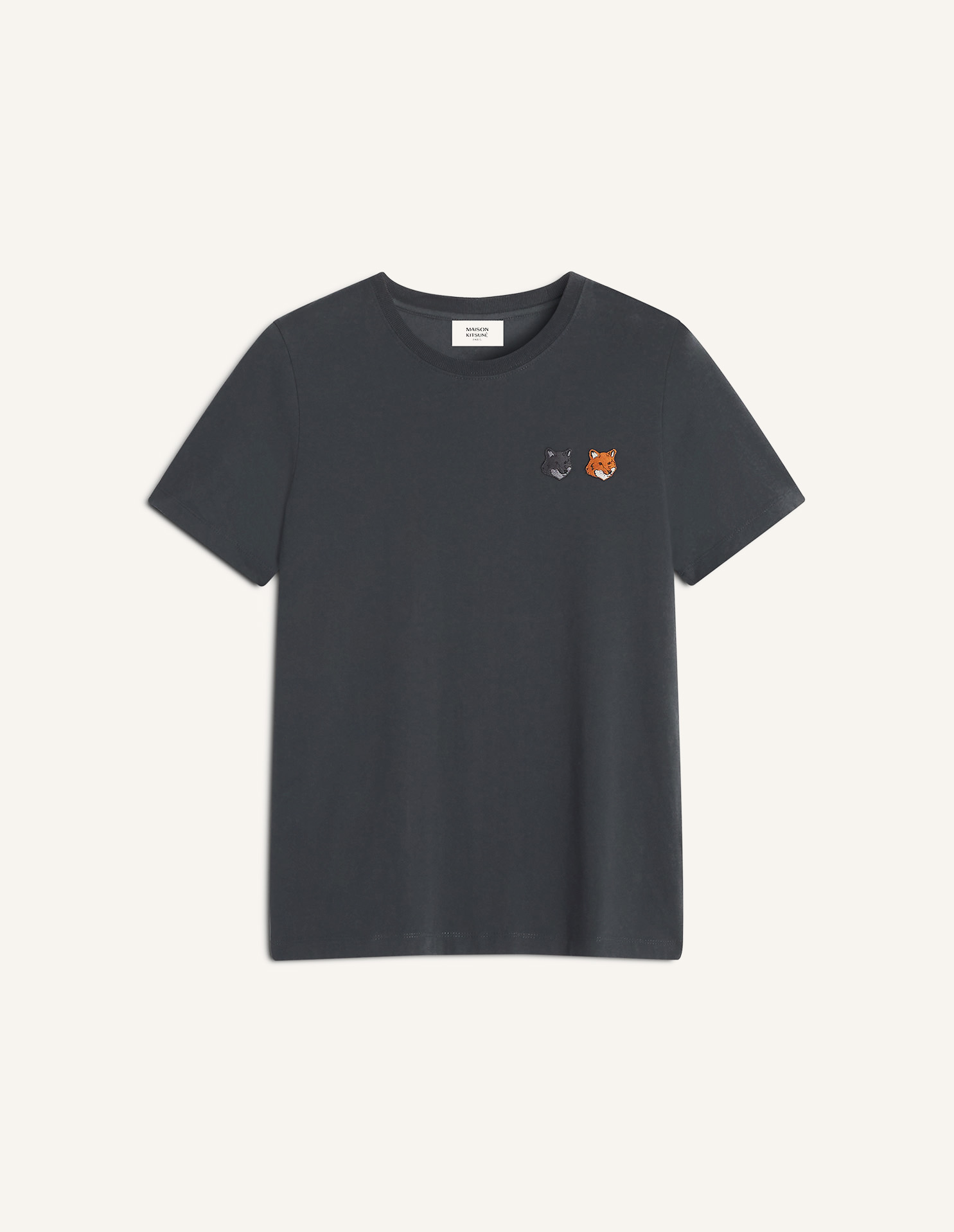 ＊新品＊ MAISON KITSUNE DOUBLE FOX HEAD Tシャツ DOUBLE FOX HEAD REGULAR TEE-SHIRT | Maison Kitsuné