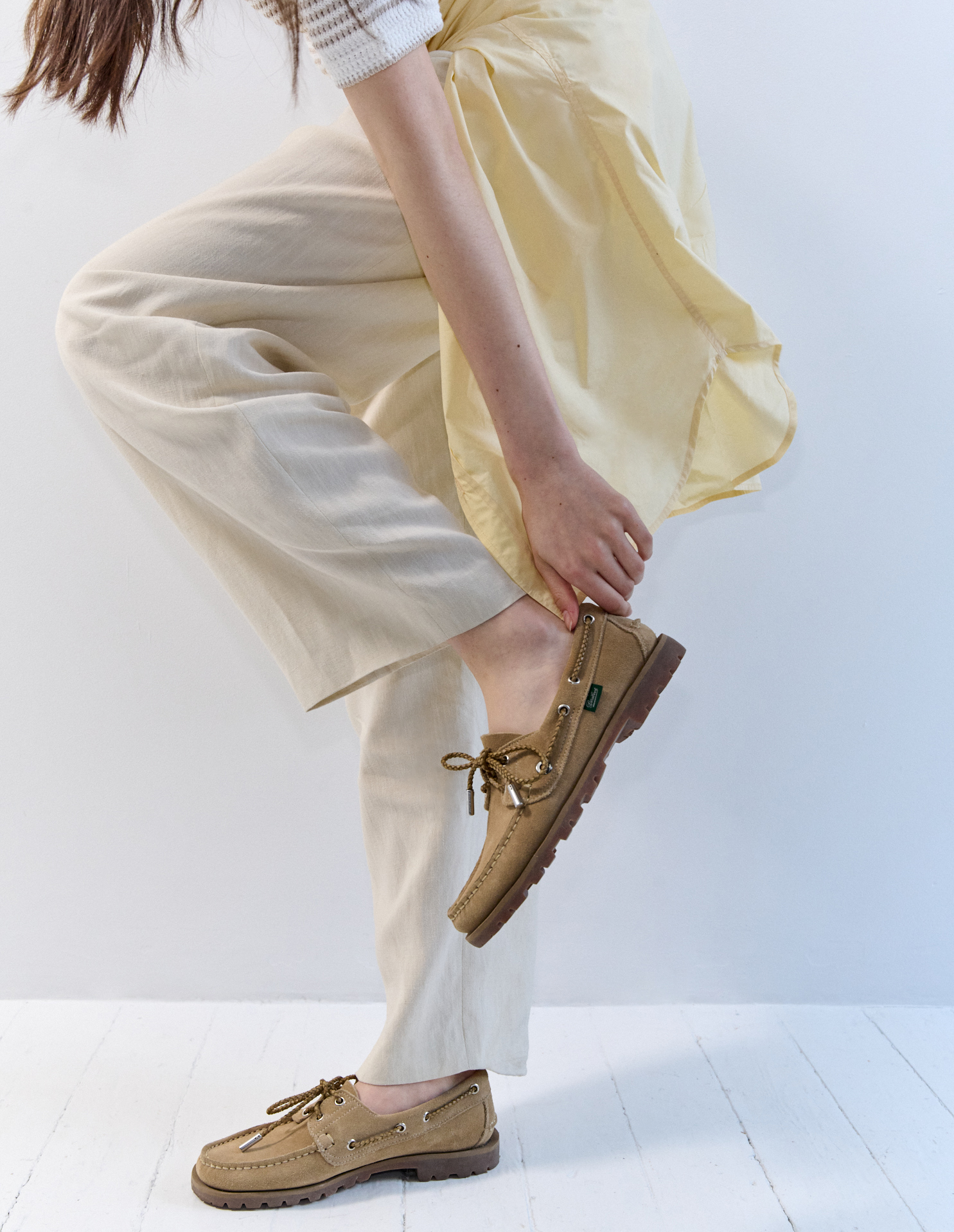 MAISON KITSUNE x PARABOOT MALO BOAT SHOES