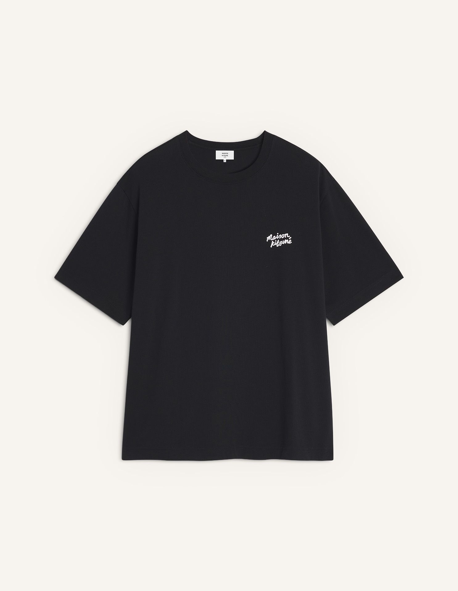 MAISON KITSUNÉ ハンドライティング オーバーサイズ Tシャツ