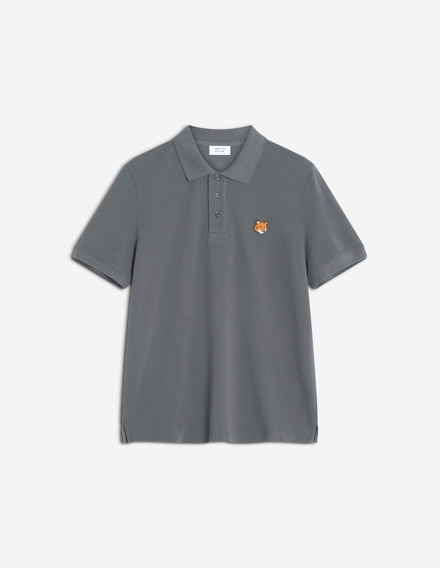 maison kitsune Fox Head ポロシャツ L purple pm00209kp0002-p180_1.jpg