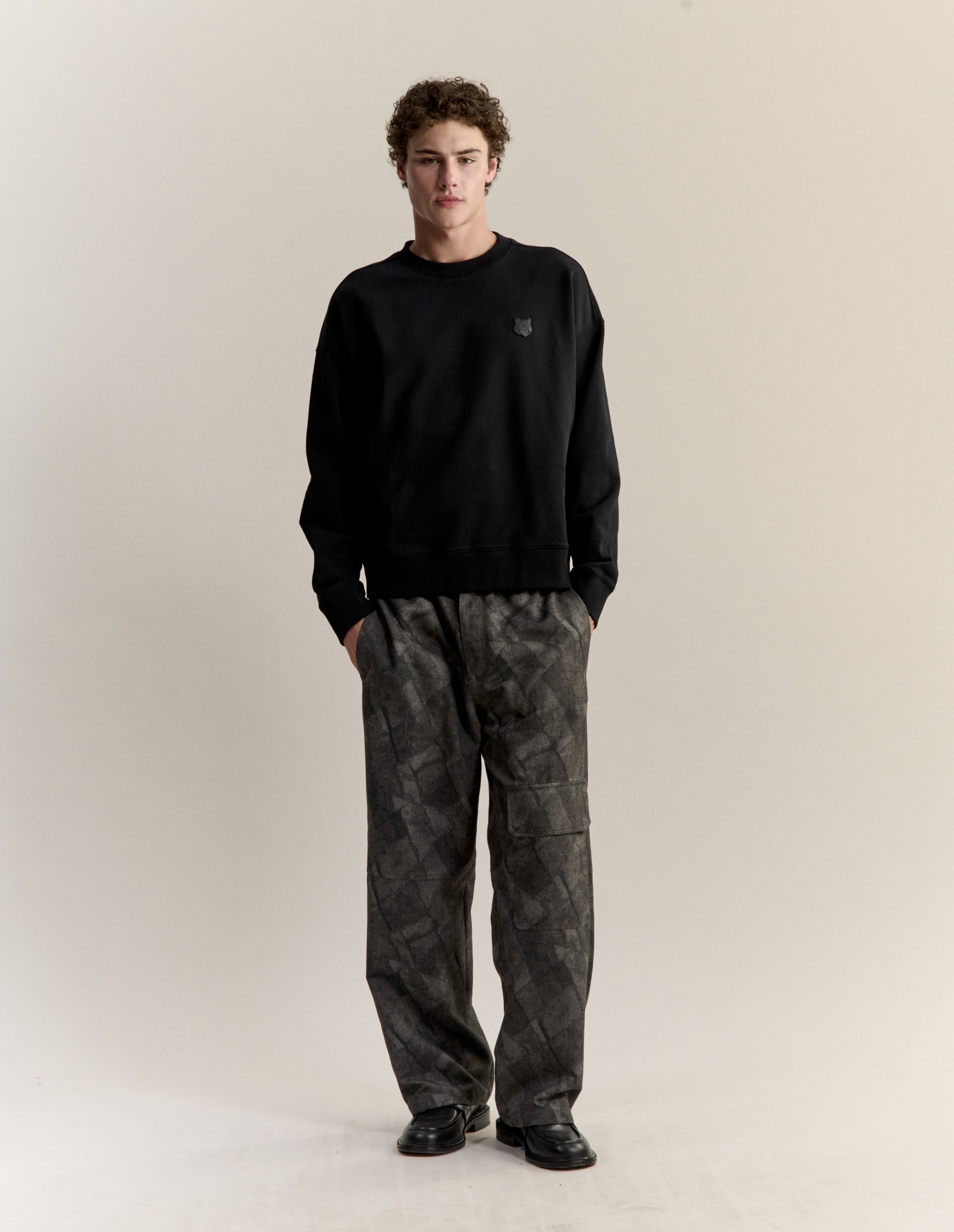 FOX HEAD OVERSIZE SWEATSHIRT