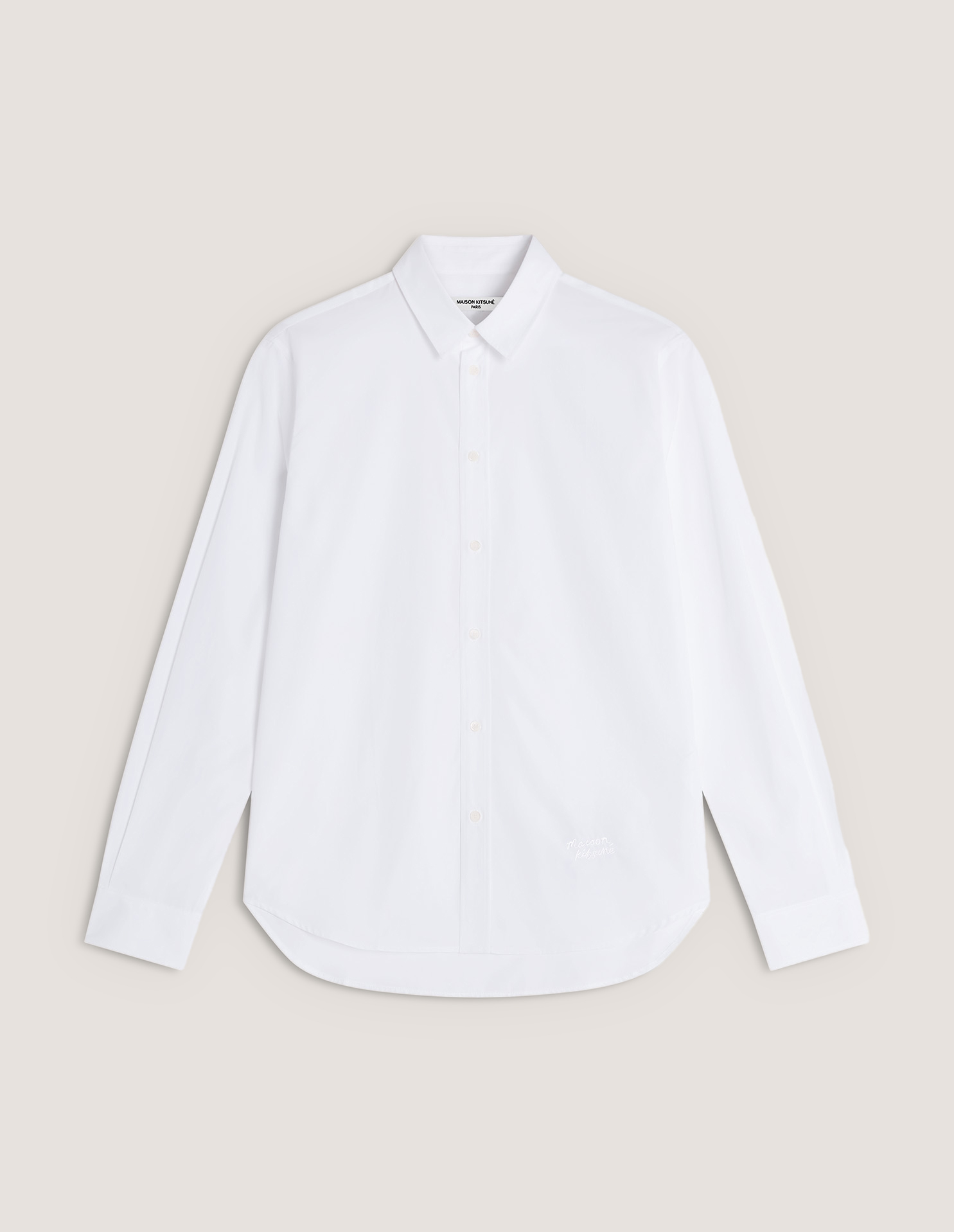 MAISON KITSUNE HANDWRITING CLASSIC SHIRT