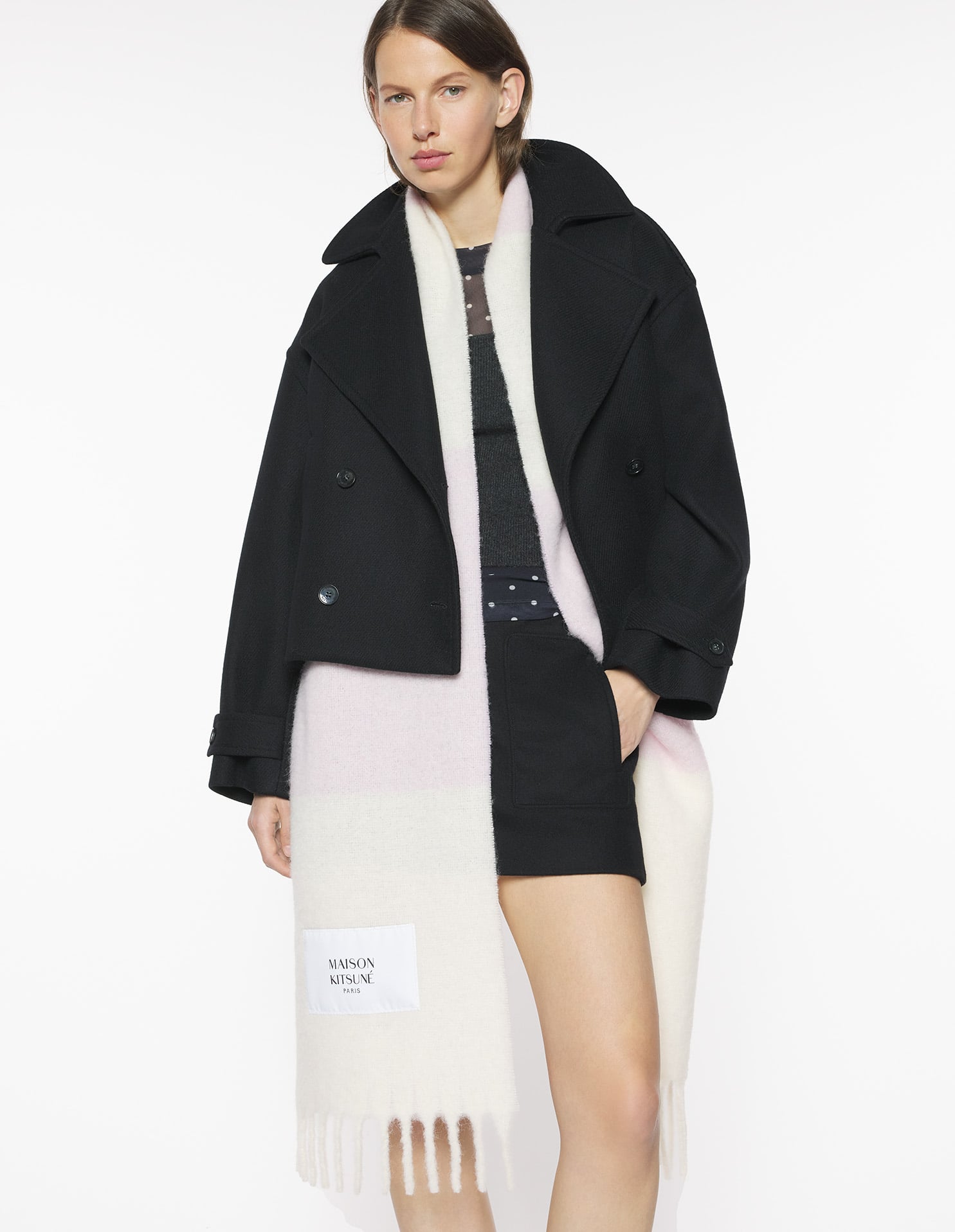 ALPACA STRIPED SCARF