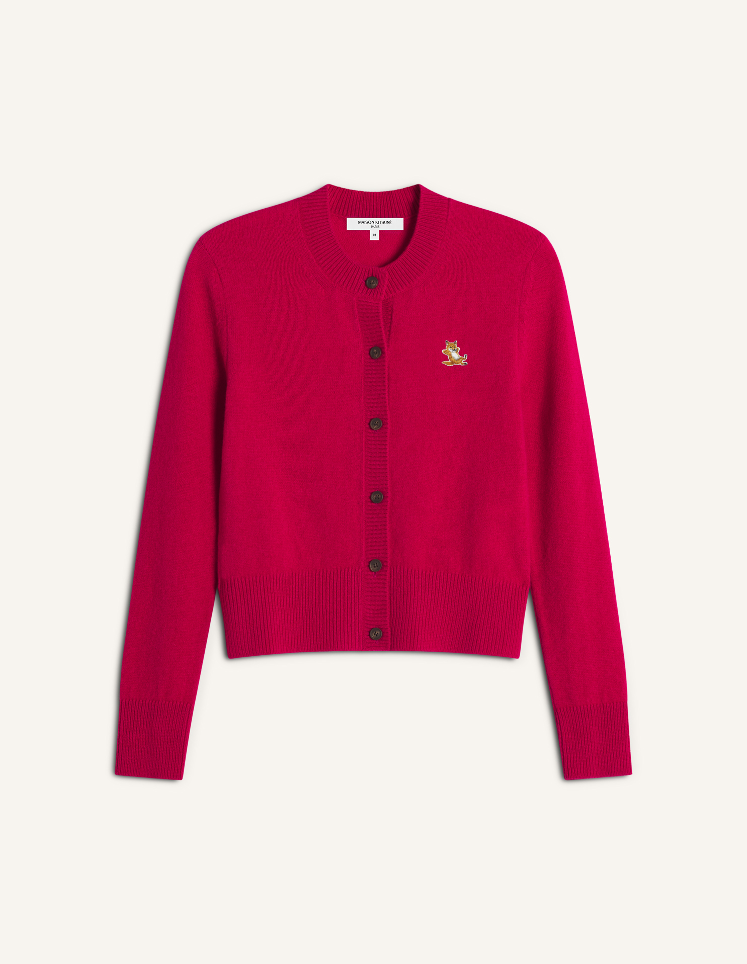 CHILLAX LAMBSWOOL FITTED CARDIGAN