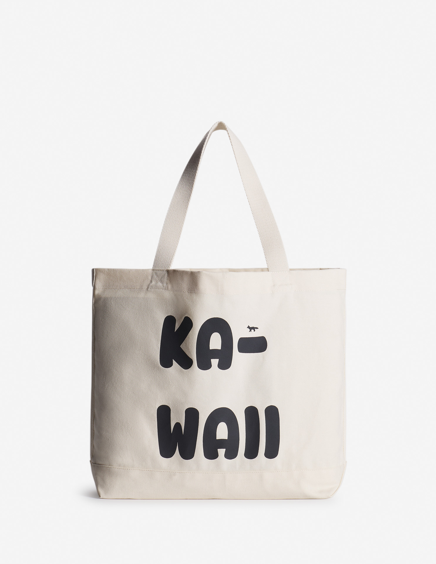 [Maison Kitsune×Kajsa]OVERSIZED TOTE BAG KAJSA - MAISON KITSUNÉ X - Collabs | Maison Kitsuné