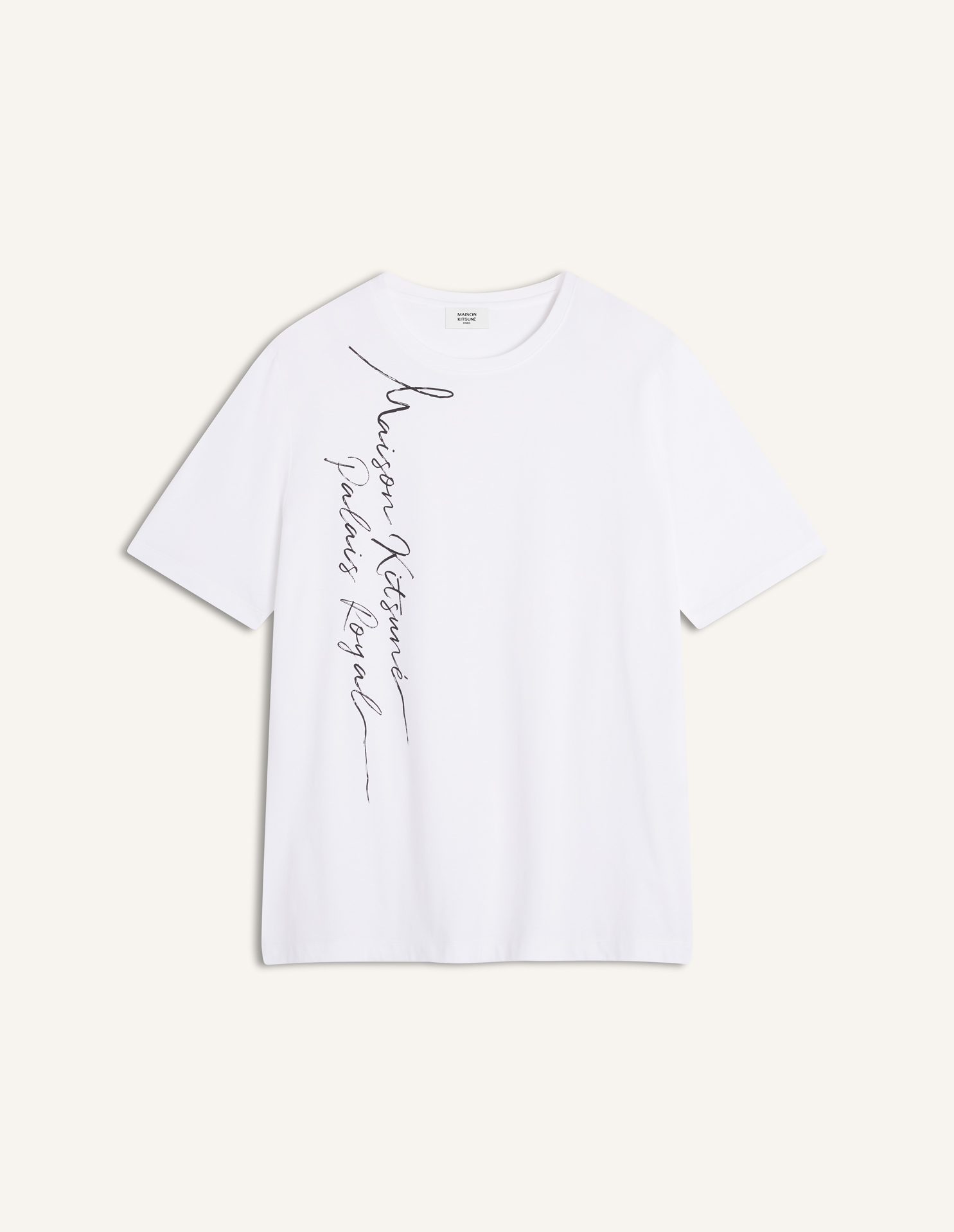 POETIC SCRIPT LIGHT REGULAR TEE-SHIRT