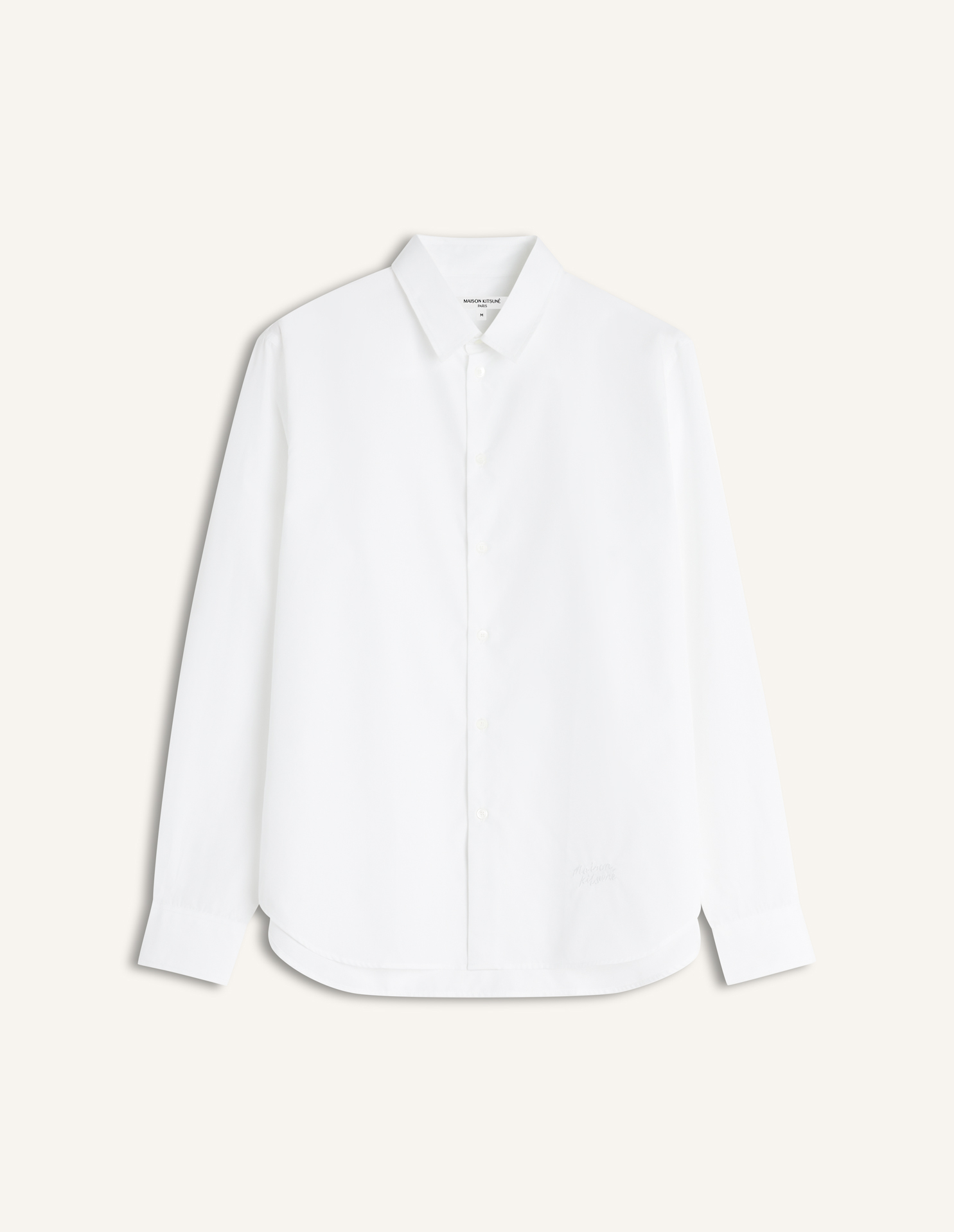 MAISON KITSUNE HANDWRITING CASUAL SHIRT