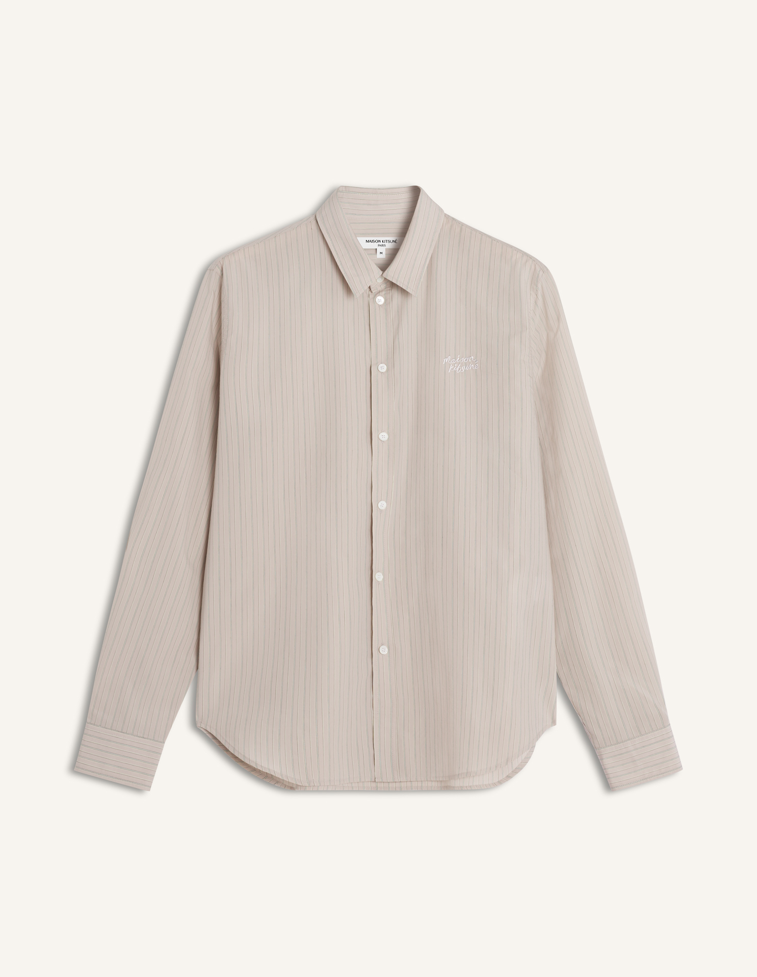 MAISON KITSUNE HANDWRITING CASUAL SHIRT