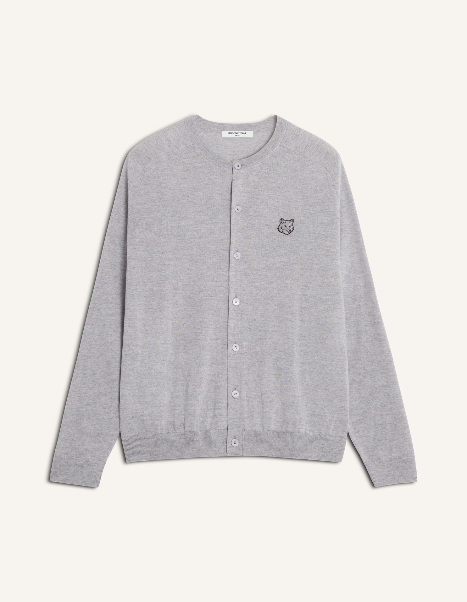 FOX HEAD FINE MERINO CARDIGAN