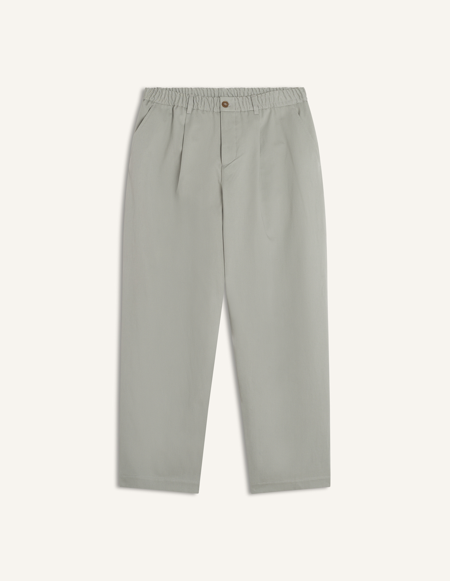 ELASTICATED PLEATED PANTS