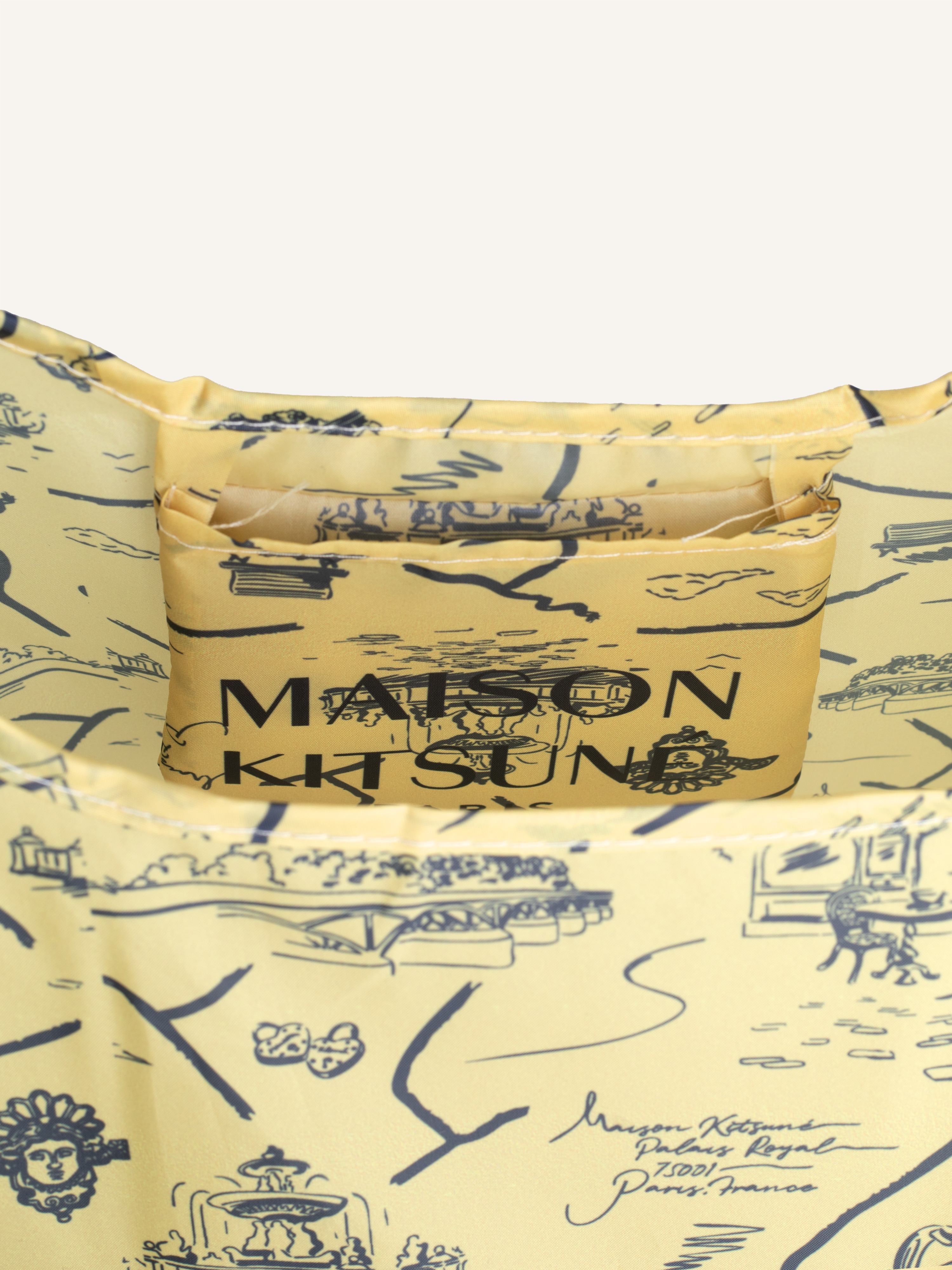 PARISIAN MAP FOLDABLE TOTE