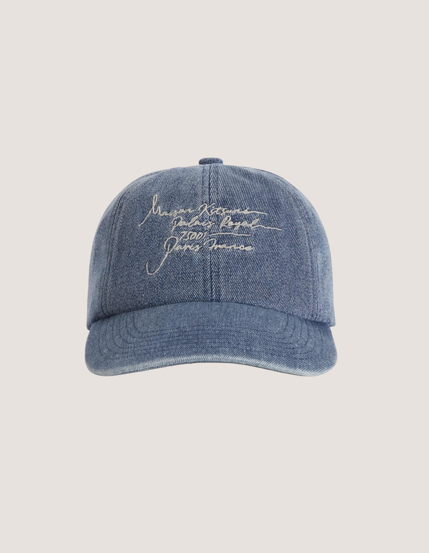 POETIC SCRIPT DENIM CAP