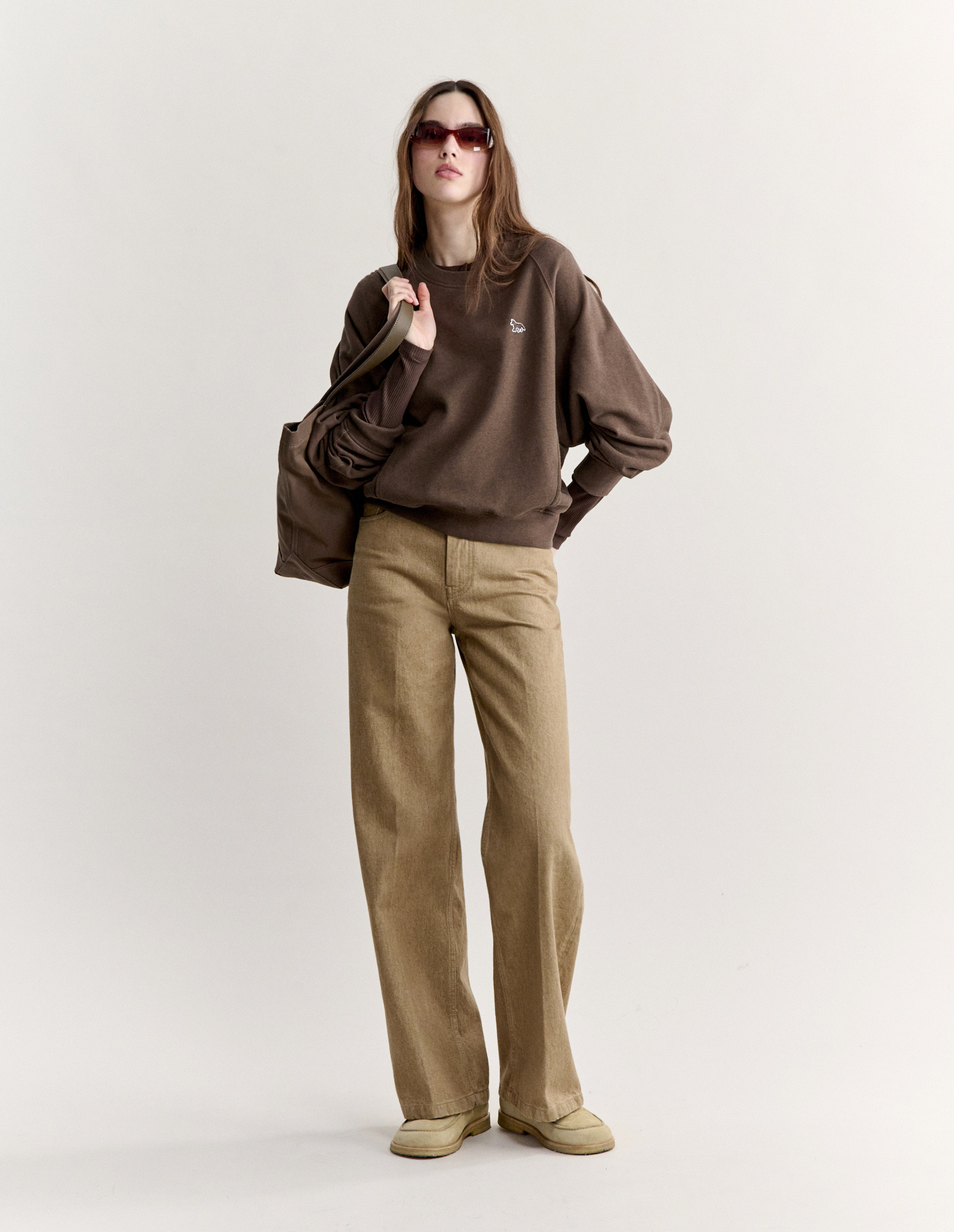 BABY FOX OPEN POCKET SWEATSHIRT