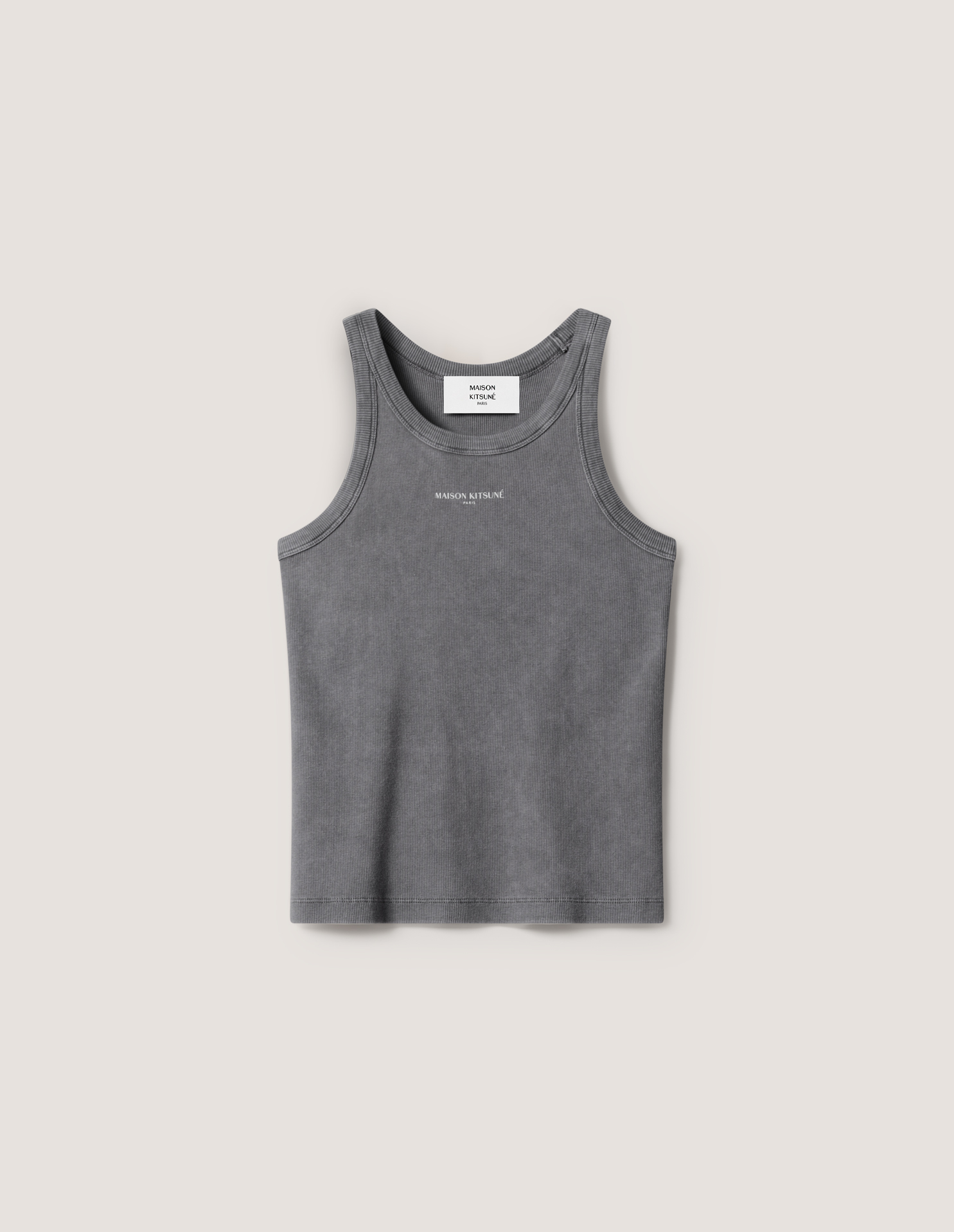 MAISON KITSUNE PARIS FADED TANK TOP