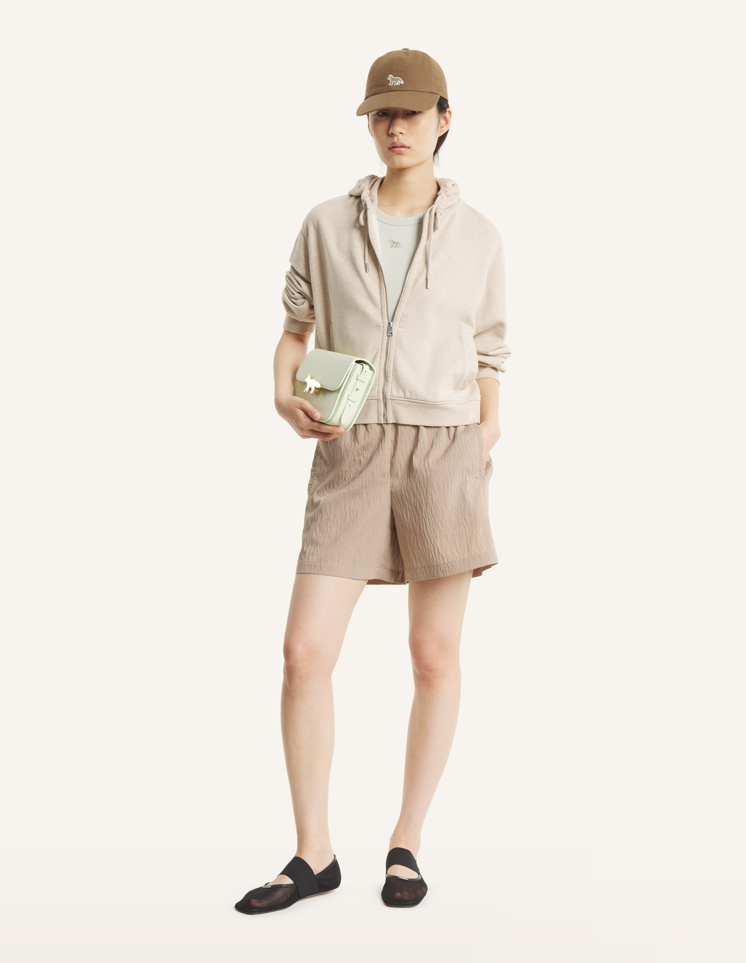 COMFORT ZIPPED LIGHT FLEECE HOODIE