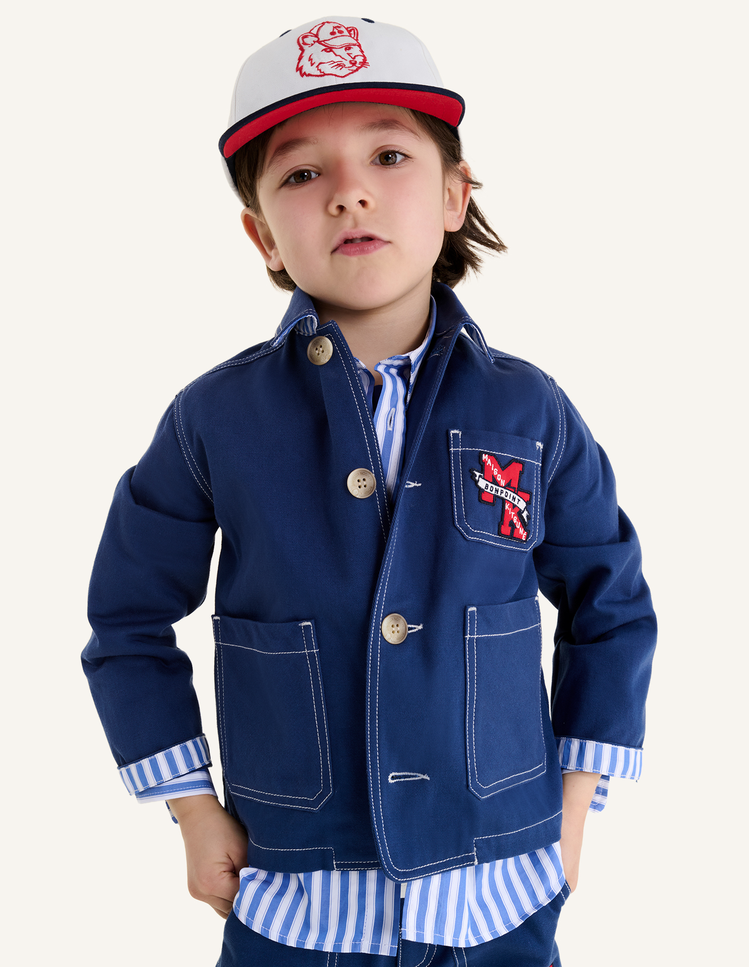 MAISON KITSUNE x BONPOINT ARNOLD CAP