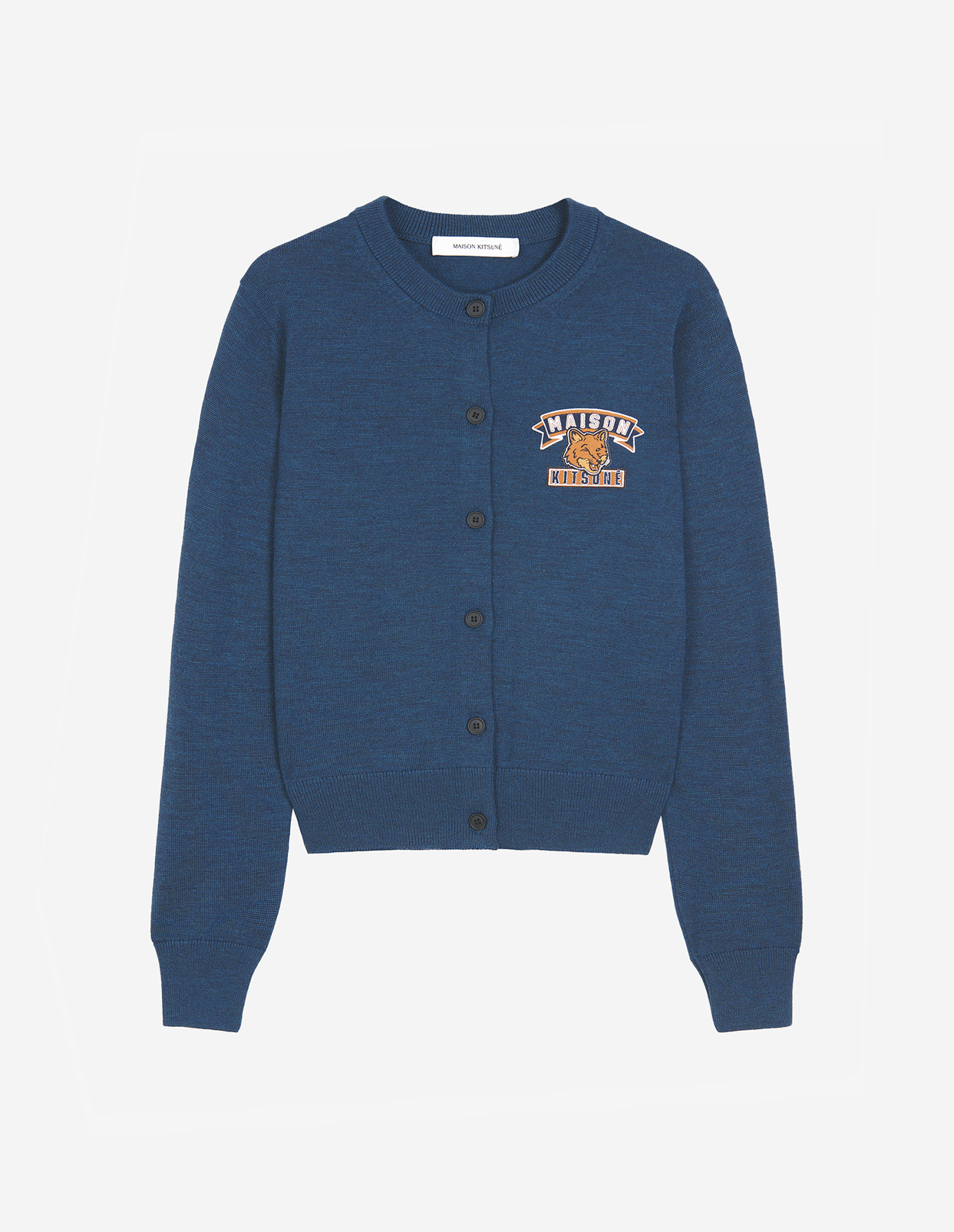 11-11 PATCH REGULAR CARDIGAN | Maison Kitsuné