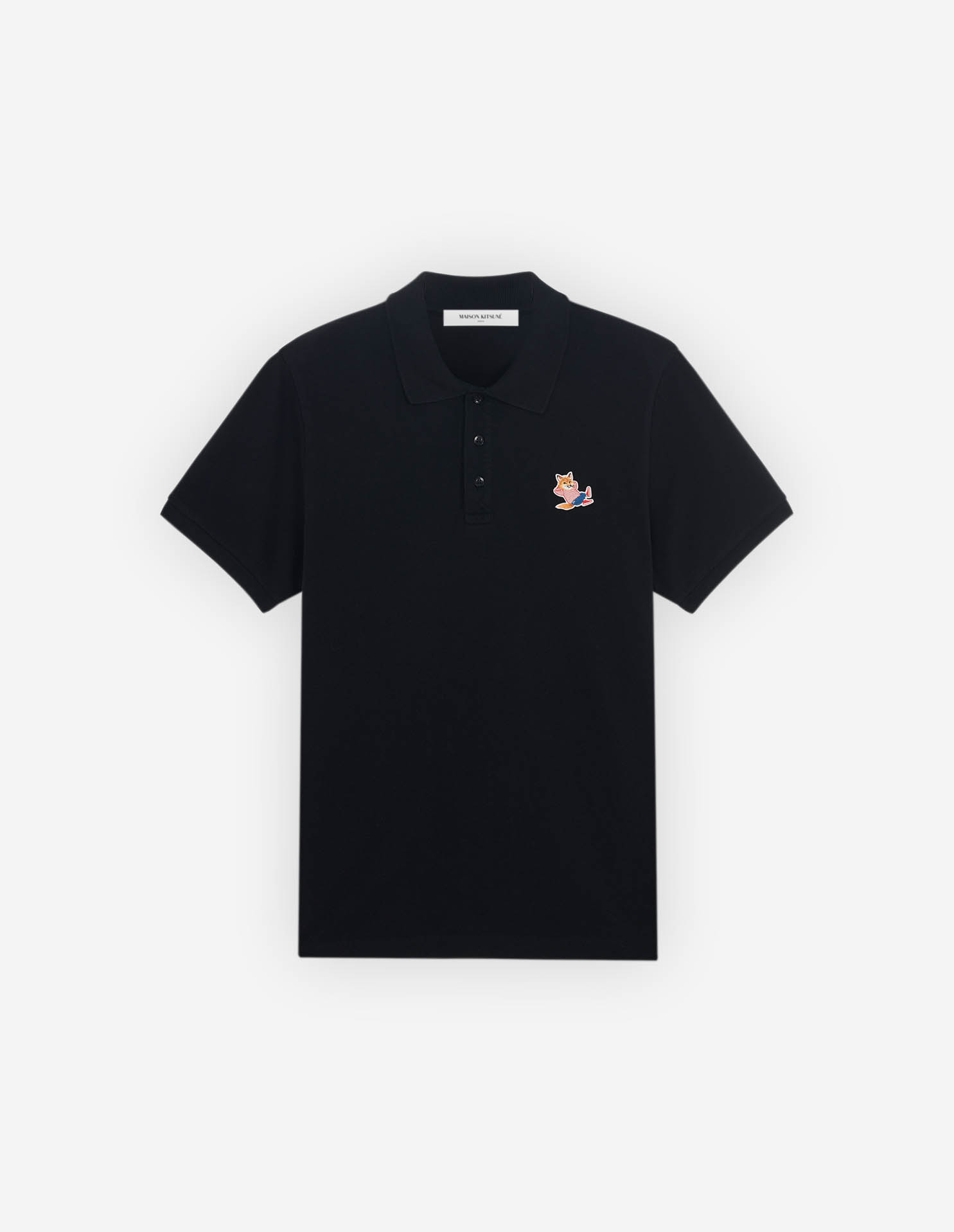 FRENCHIE DRESSED FOX PATCH CLASSIC POLO