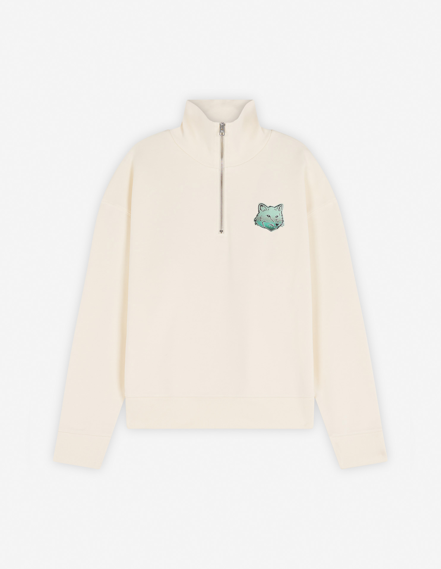 6-18 MAISON KITSUNE BEACH CLUB HALF ZIP COMFORT SWEATSHIRT