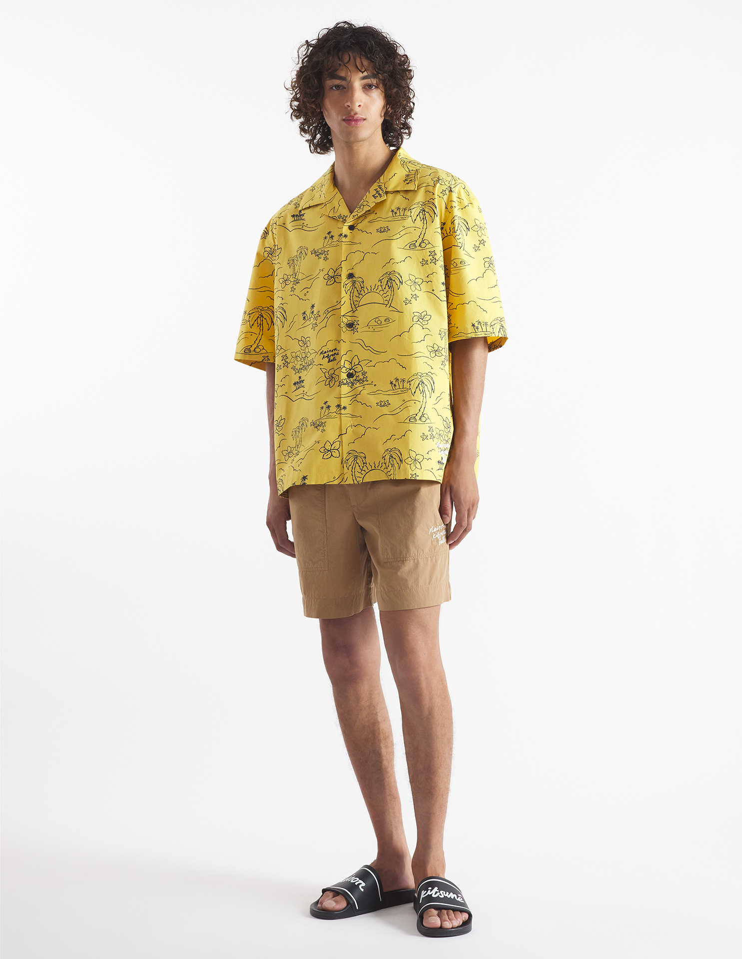 “TROPICAL PALM” RESORT SHIRT