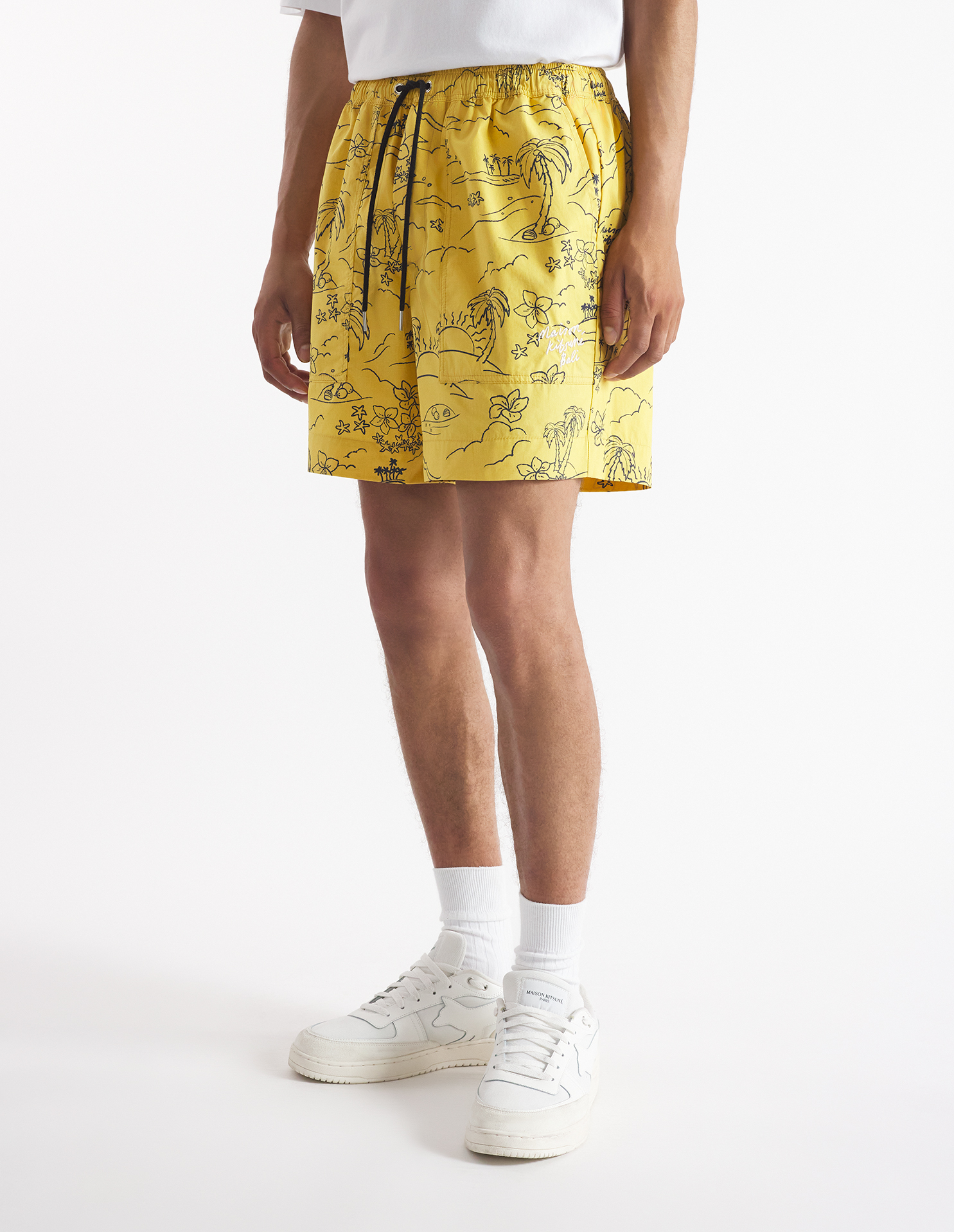 “TROPICAL PALM” CASUAL BOARD SHORT