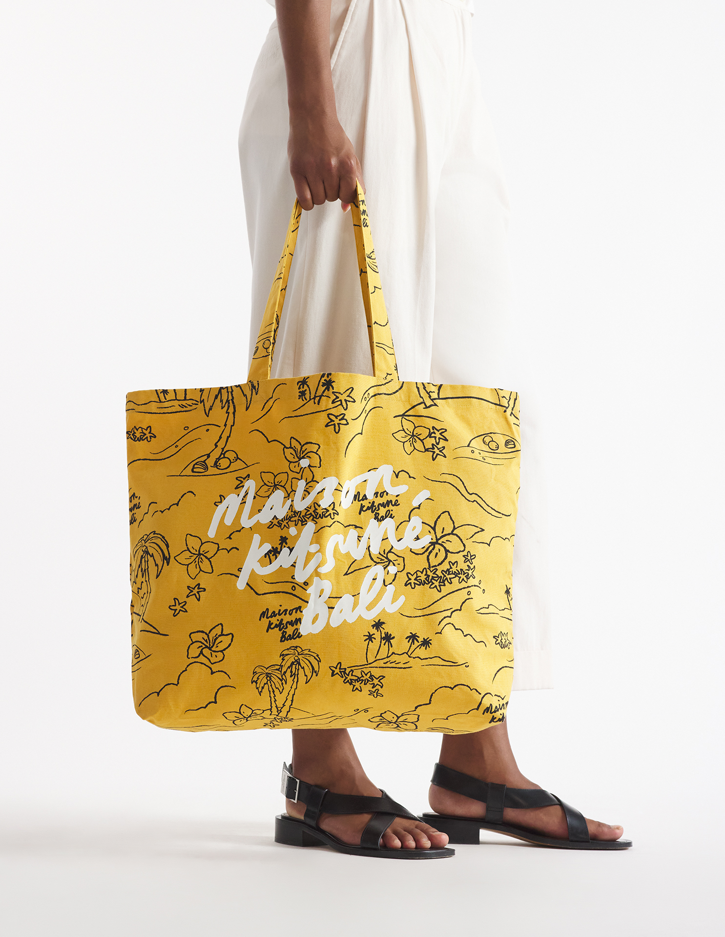 “TROPICAL PALM” TOTE