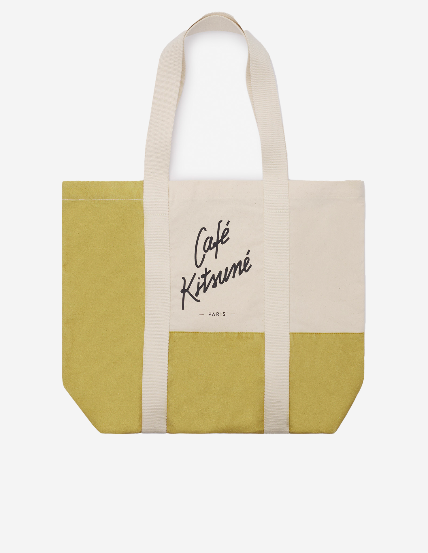 CAFE KITSUNE COLORBLOCK TOTE BAG