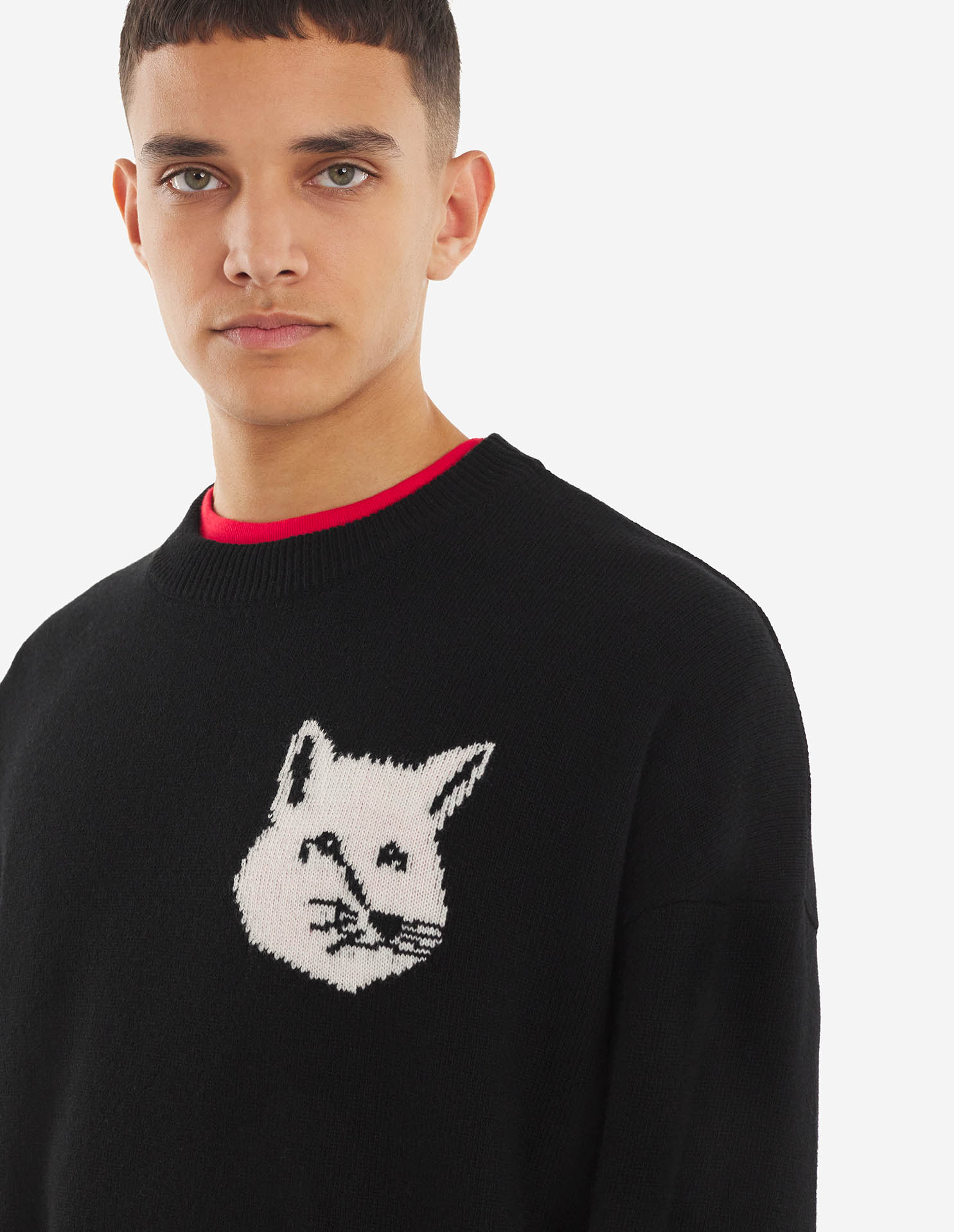 FOX HEAD INTARSIA CONFORT JUMPER