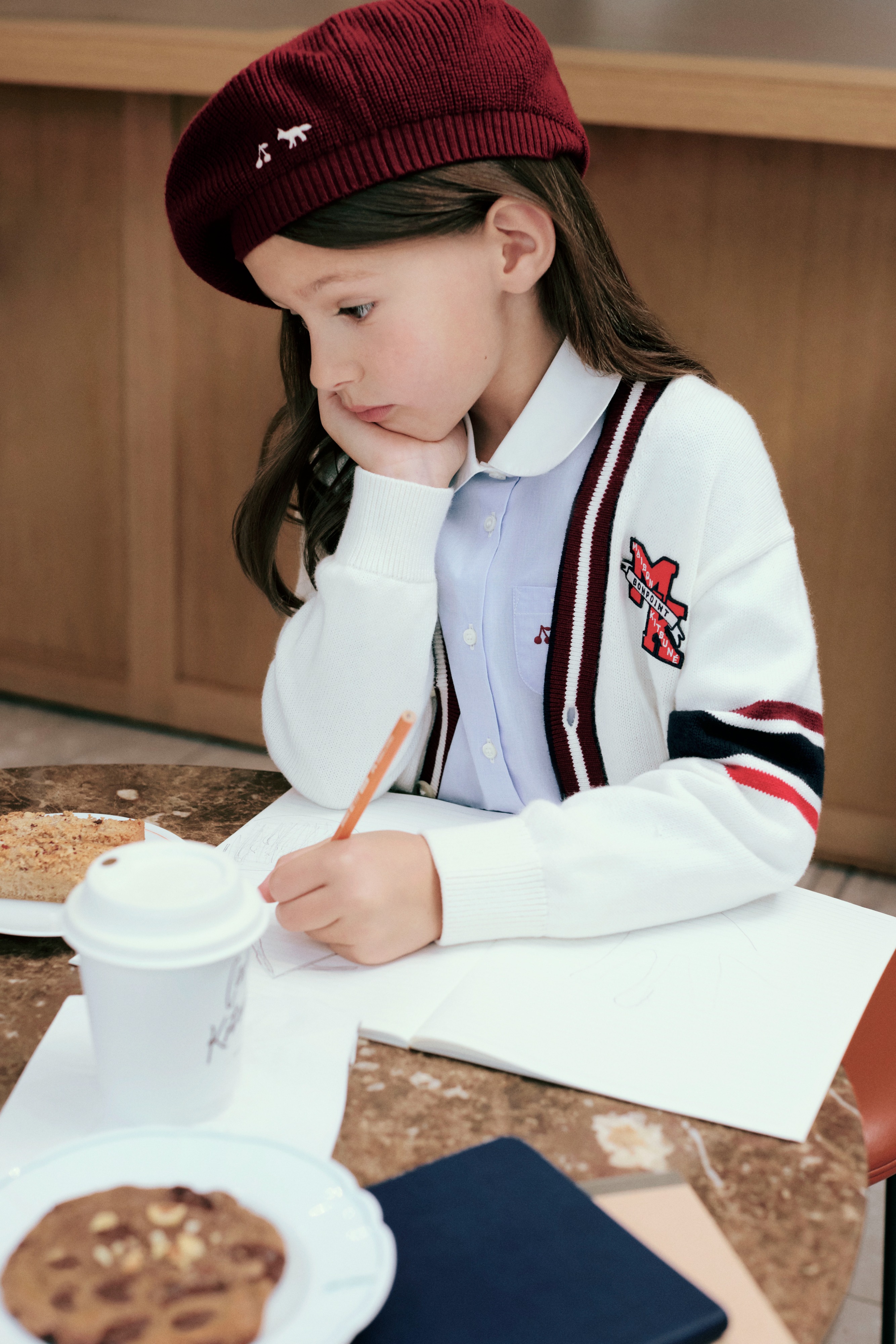 CARDIGAN MATEO MAISON KITSUNE X BONPOINT